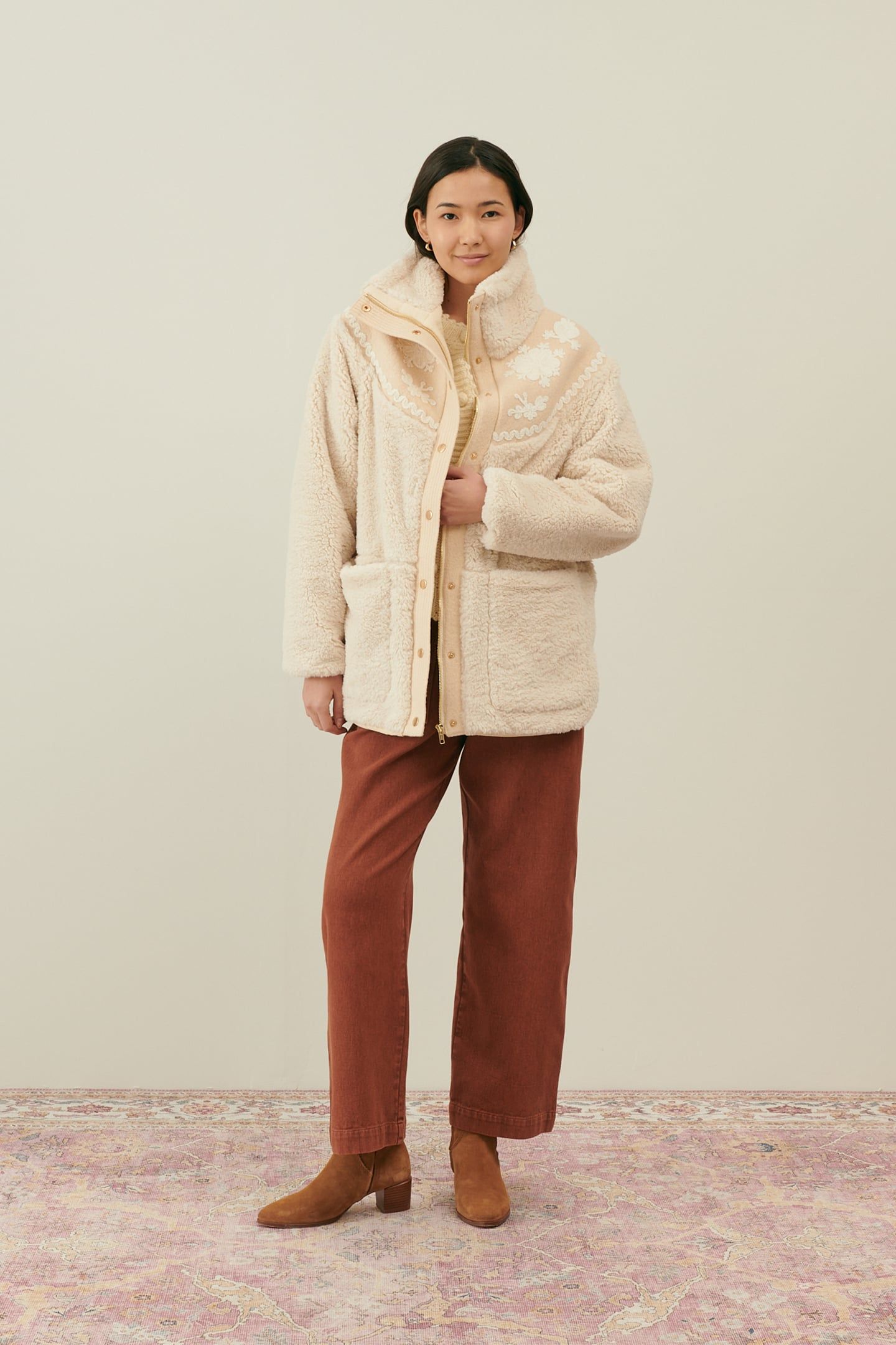 COAT ROSE CREAM 1