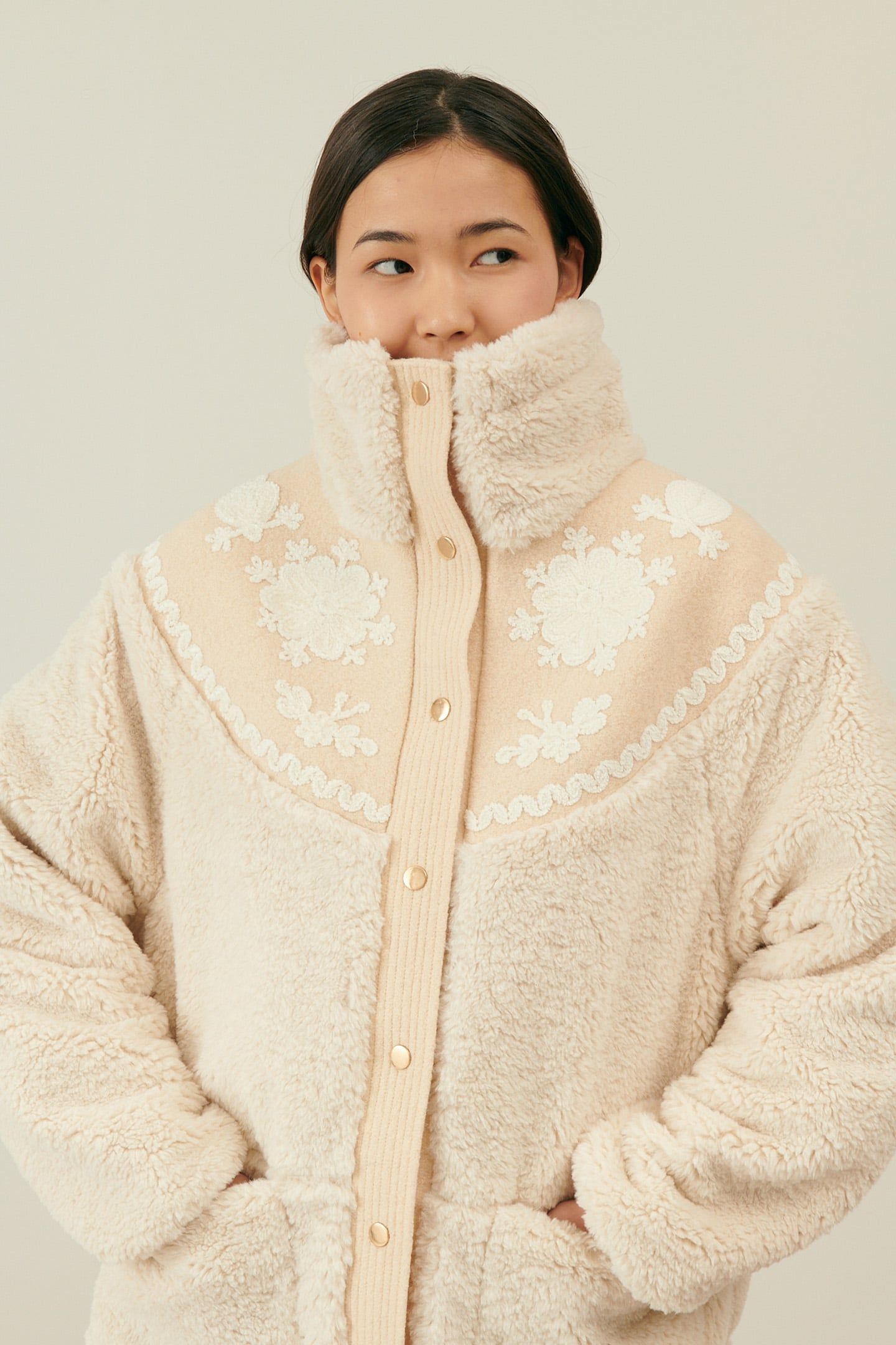 COAT ROSE CREAM 6
