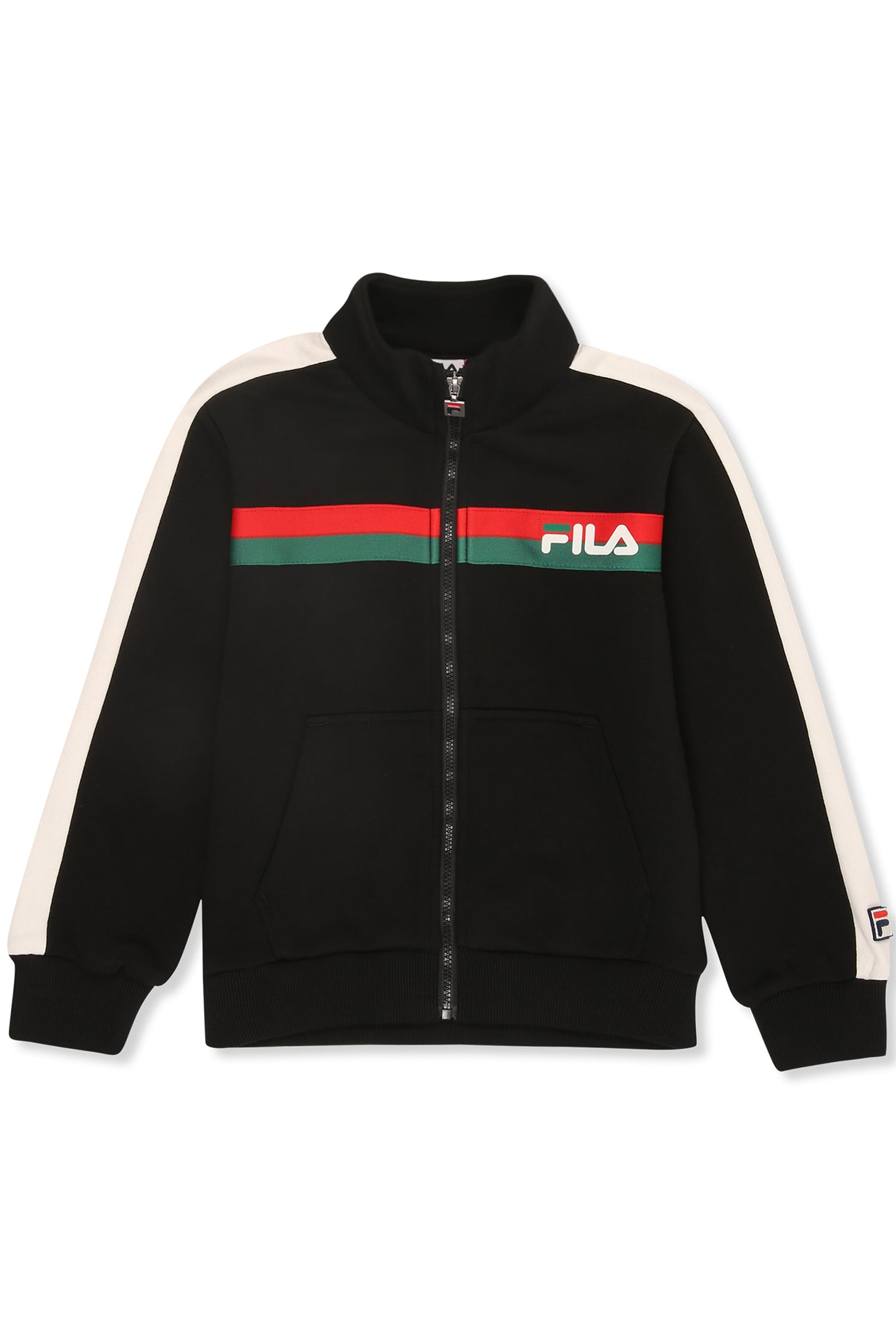 UNISEX DESANA REGULAR BLOCKED TRACK JACKET BLACK 1