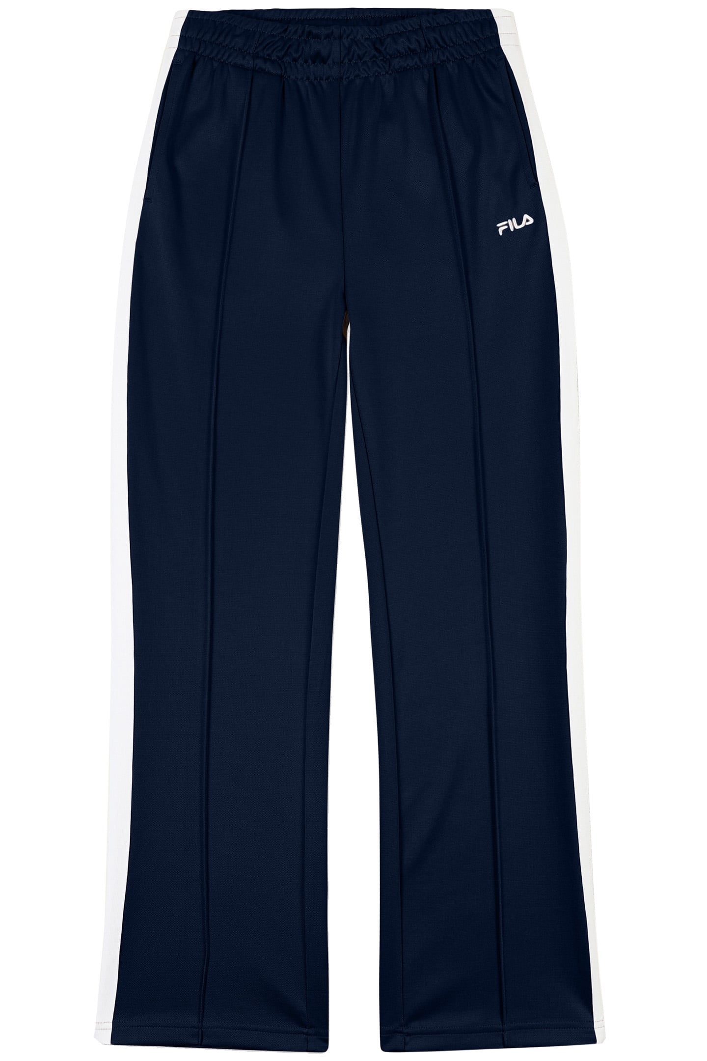 GIRLS ZIMONE REGULAR TAPED TRACK PANTS BLACK IRIS 1