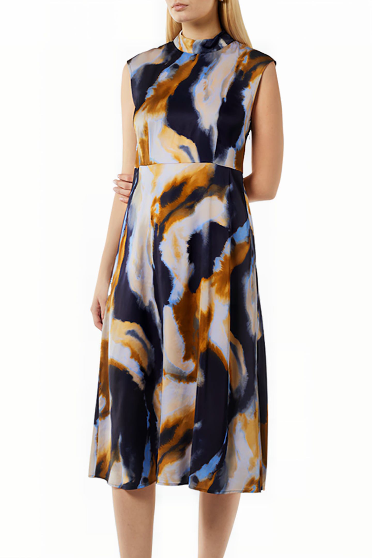 COMMA DRESSES BLUE 1