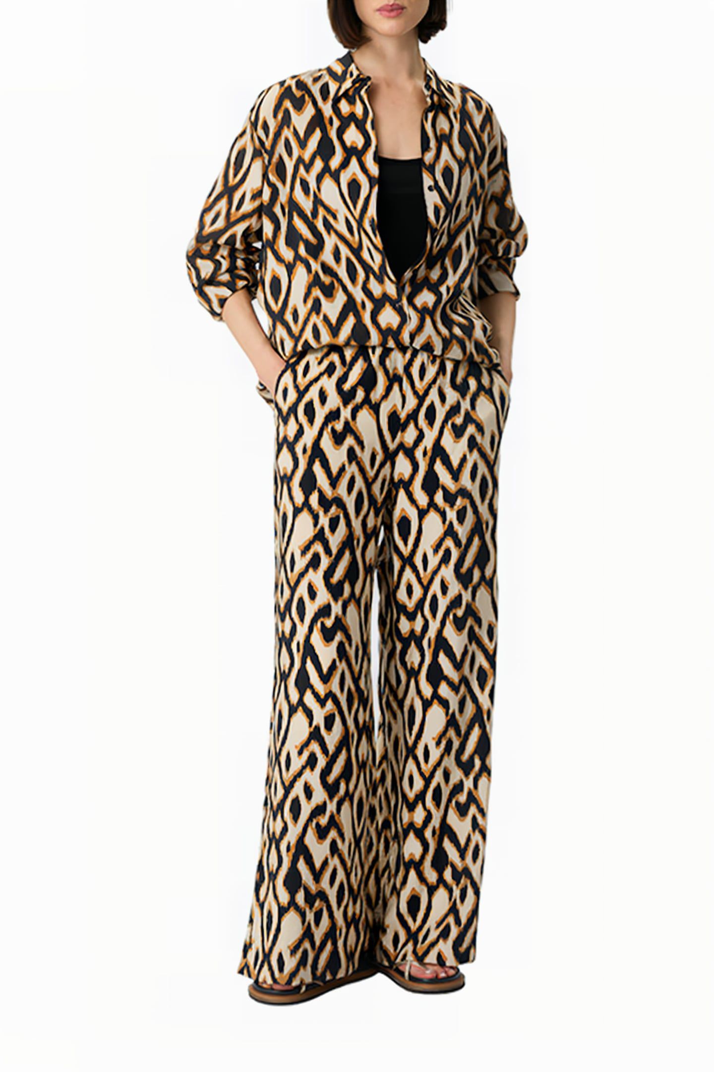 COMMA BLOUSES BLACK 2