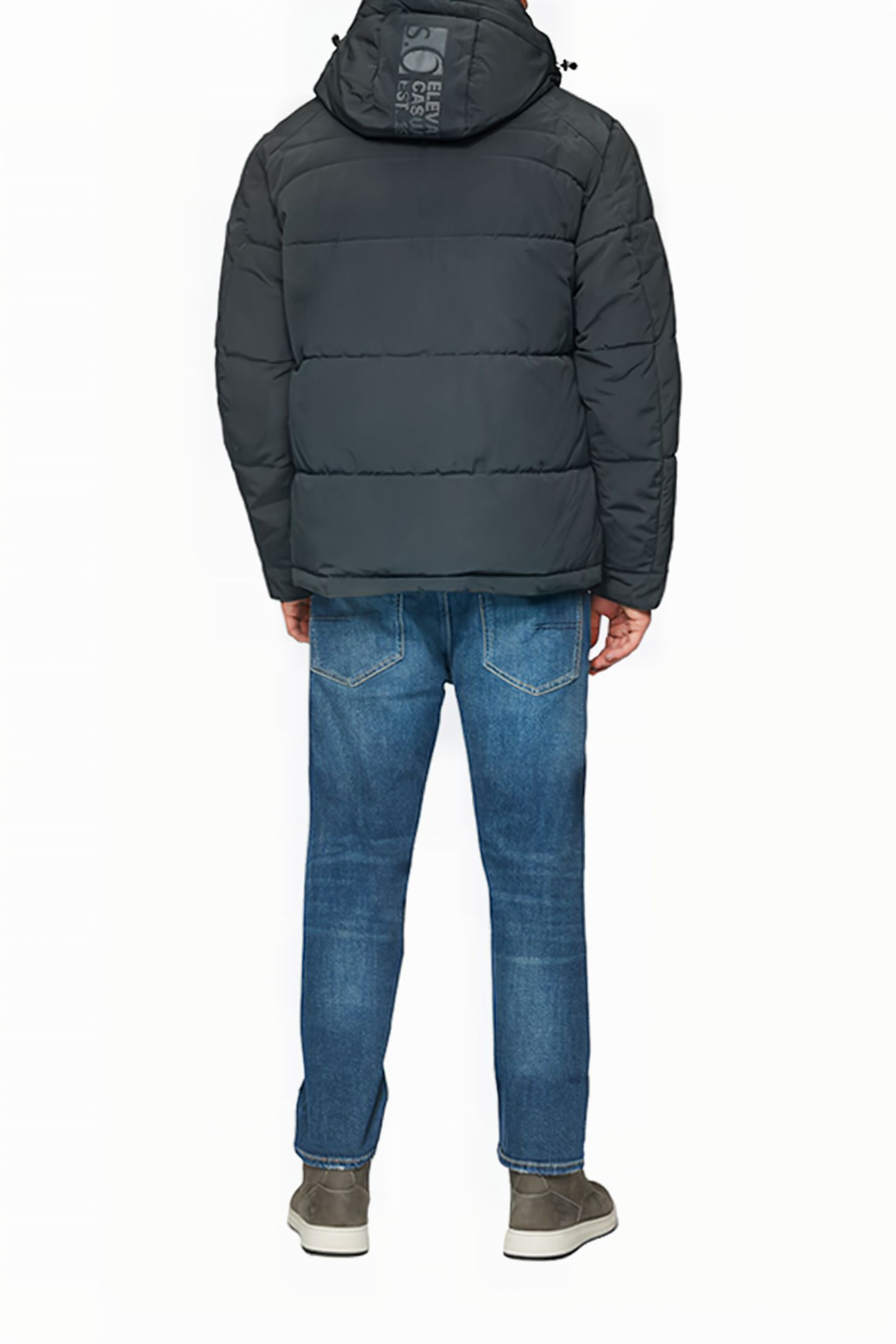 S.OLIVER JACKET OUTDOOR GREY/BLACK 3