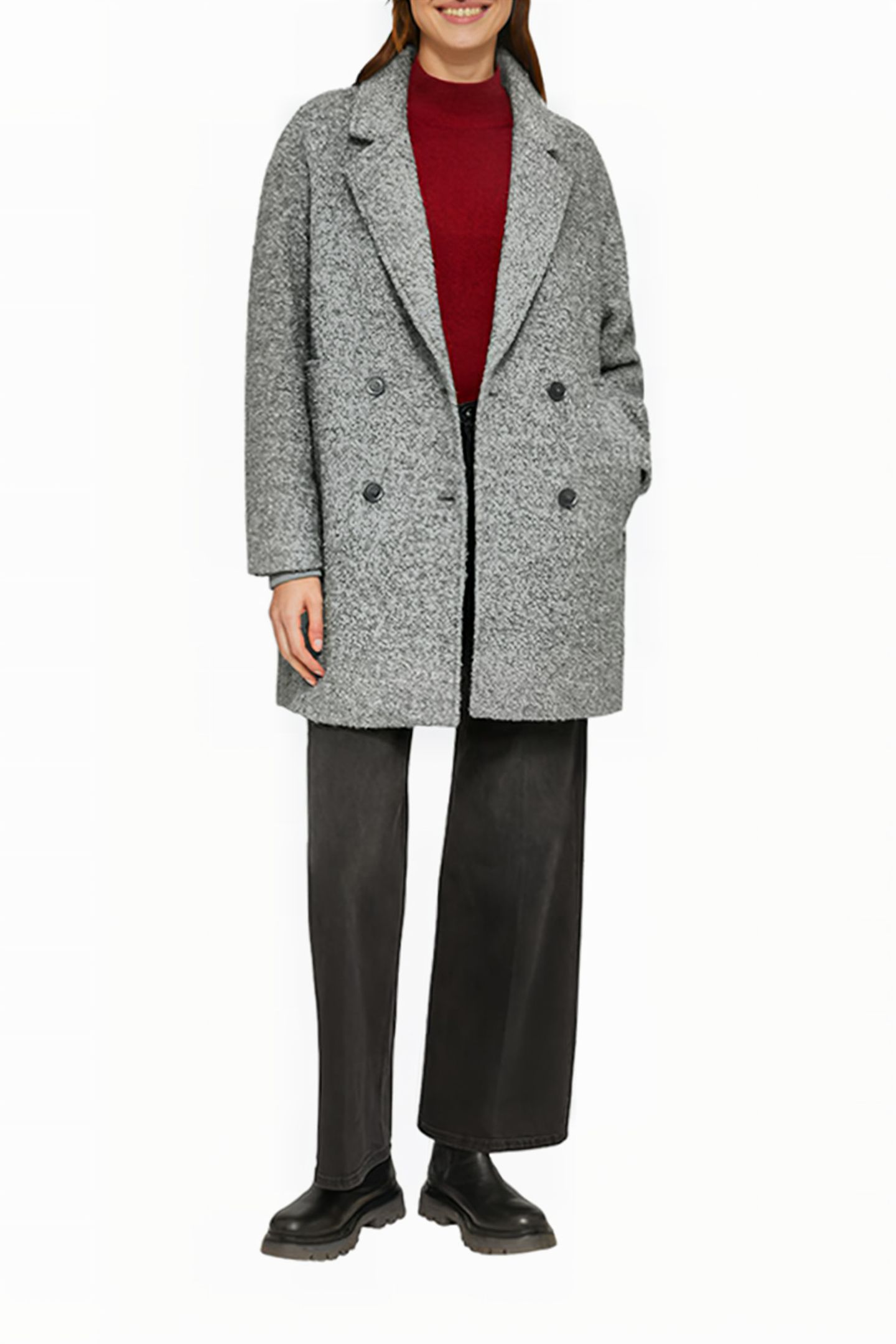 S.OLIVER JACKEN OUTDOOR GREY/BLACK 2