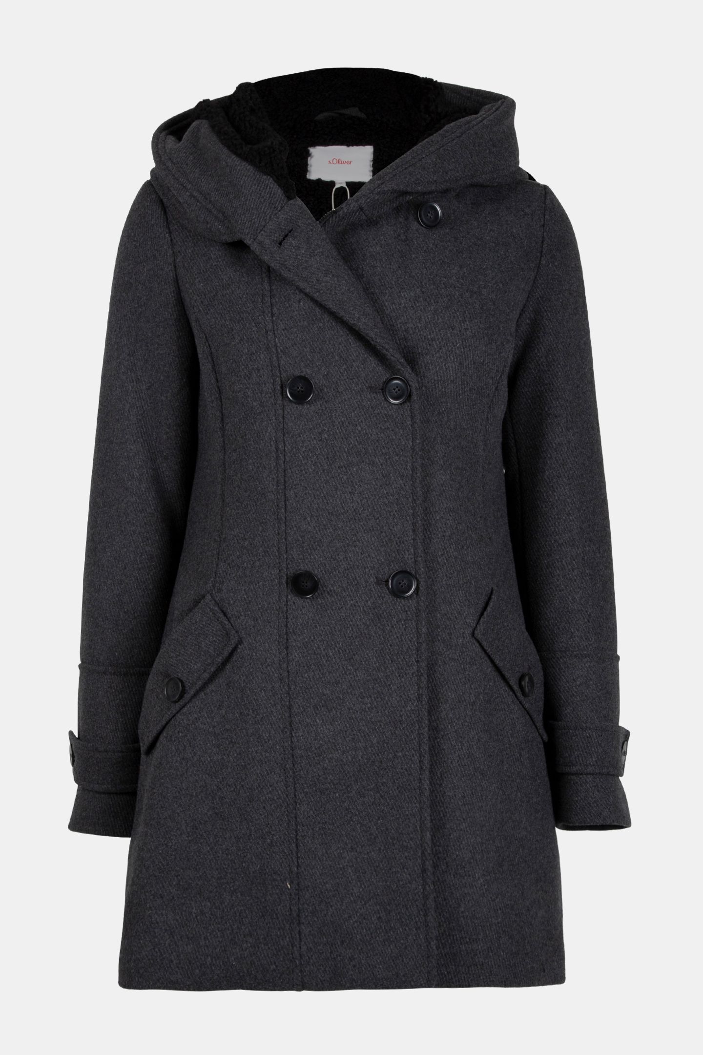 S.OLIVER JACKET OUTDOOR GREY/BLACK 3