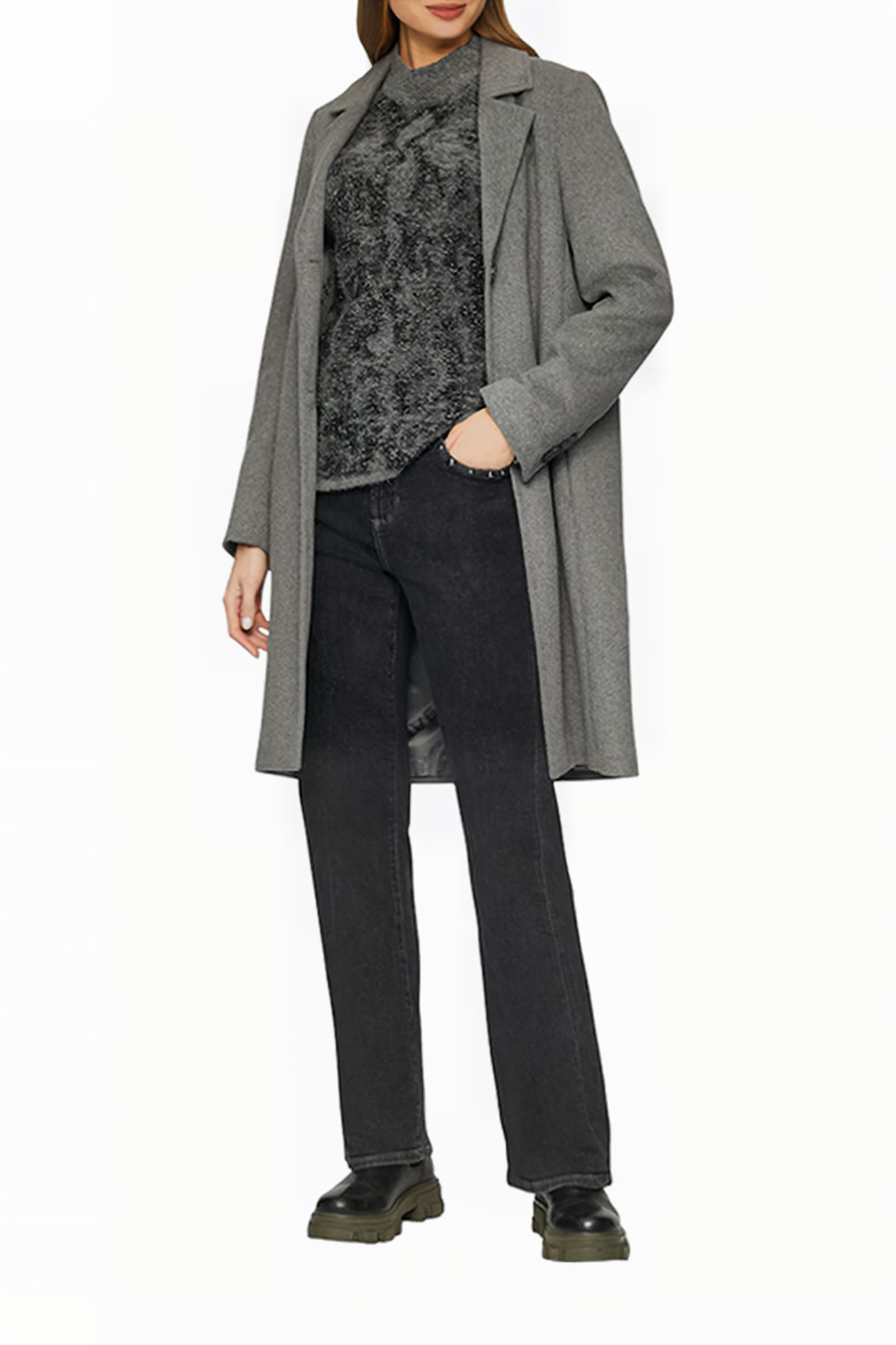 S.OLIVER PULLOVER GREY/BLACK 4