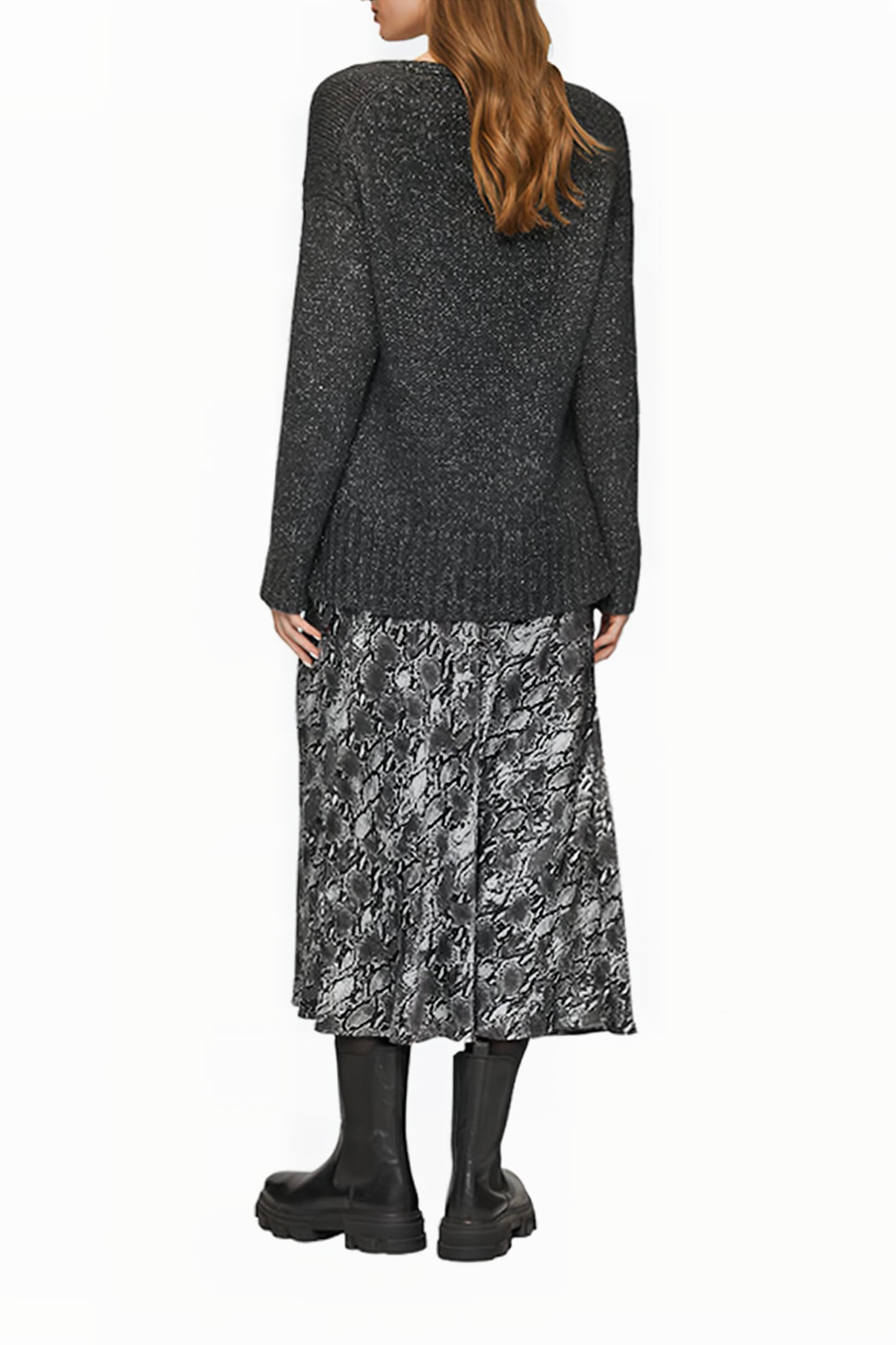 S.OLIVER SKIRT GREY/BLACK 3