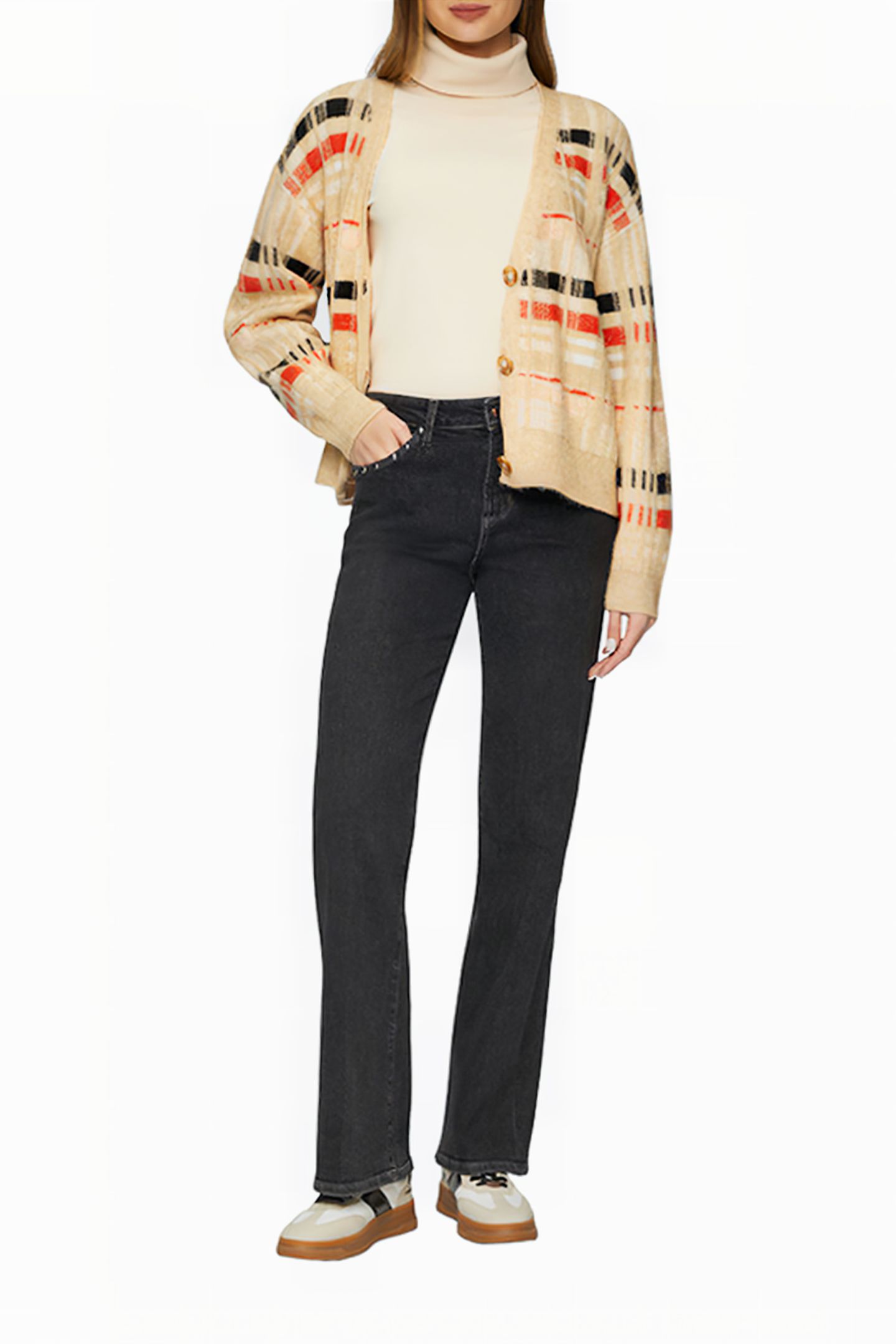 S.OLIVER CARDIGAN ORANGE 2