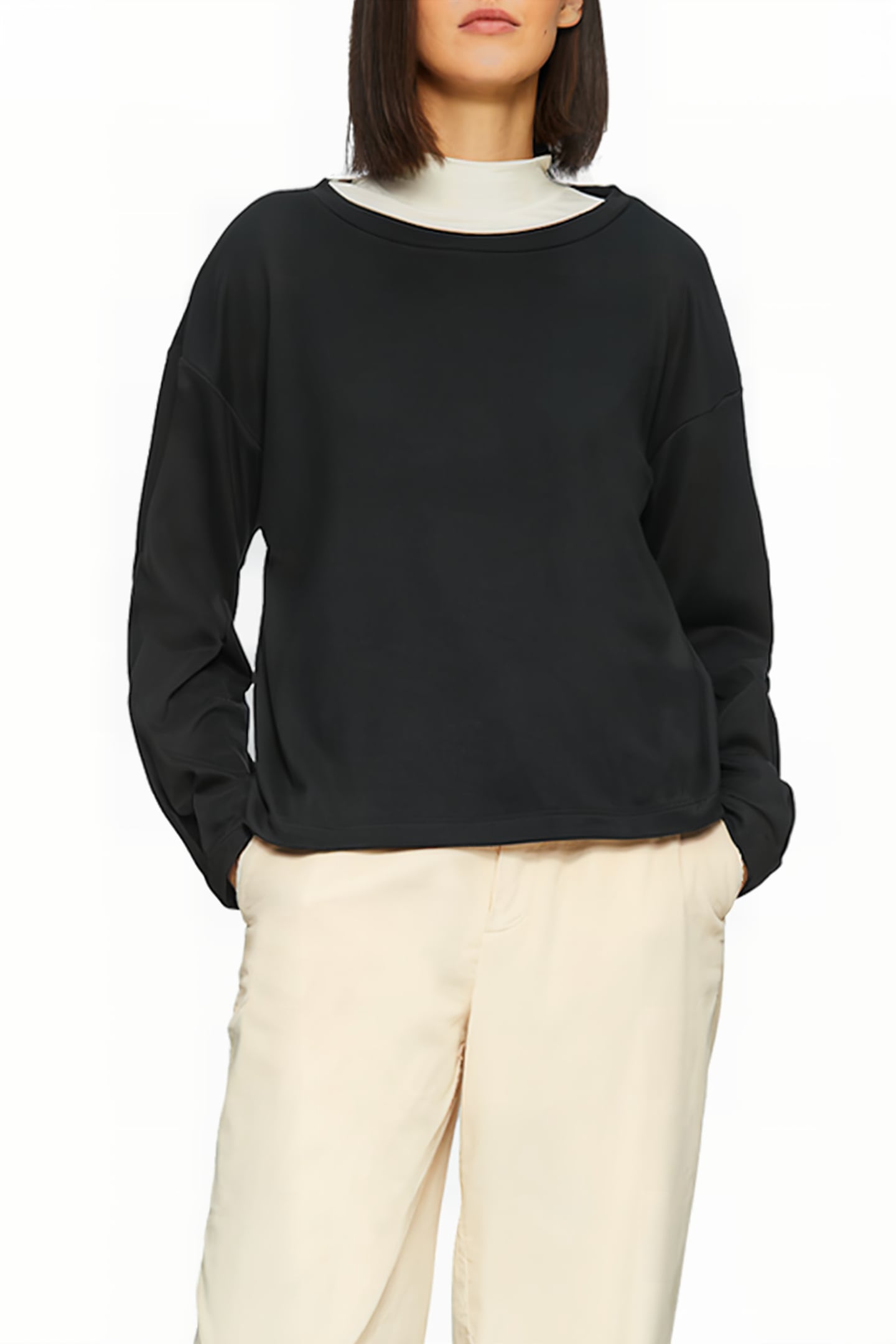 S.OLIVER SWEATSHIRTS BLACK 1