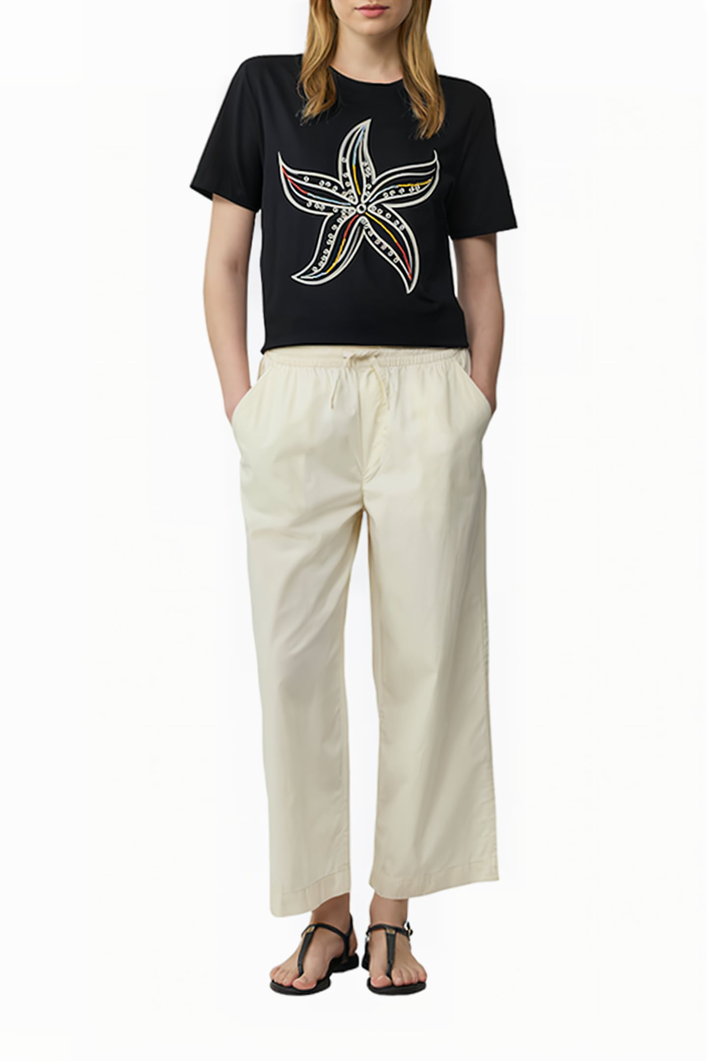 S.OLIVER T-SHIRTS GREY/BLACK 2