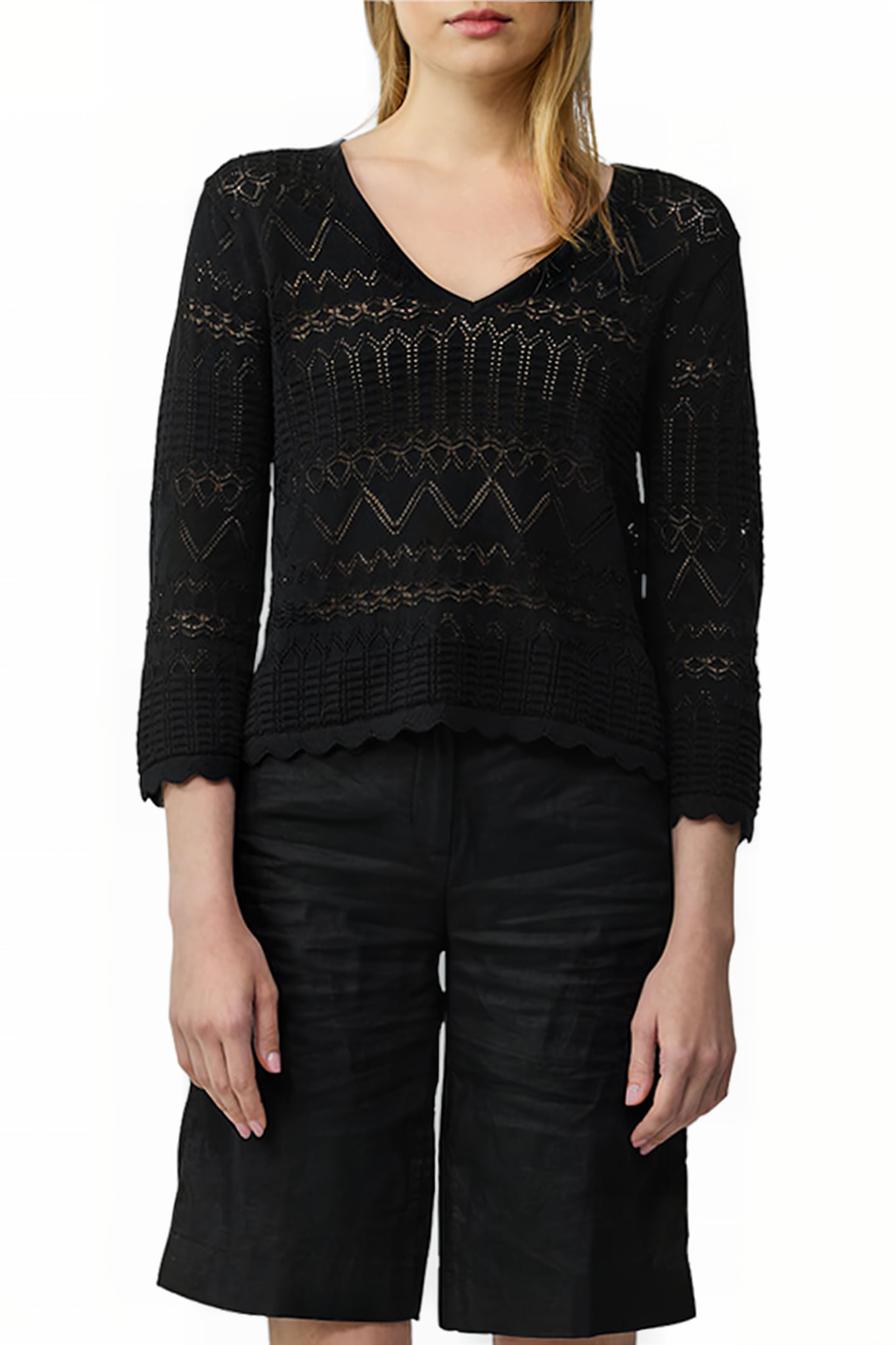 S.OLIVER STRICKWAREN BLACK 1