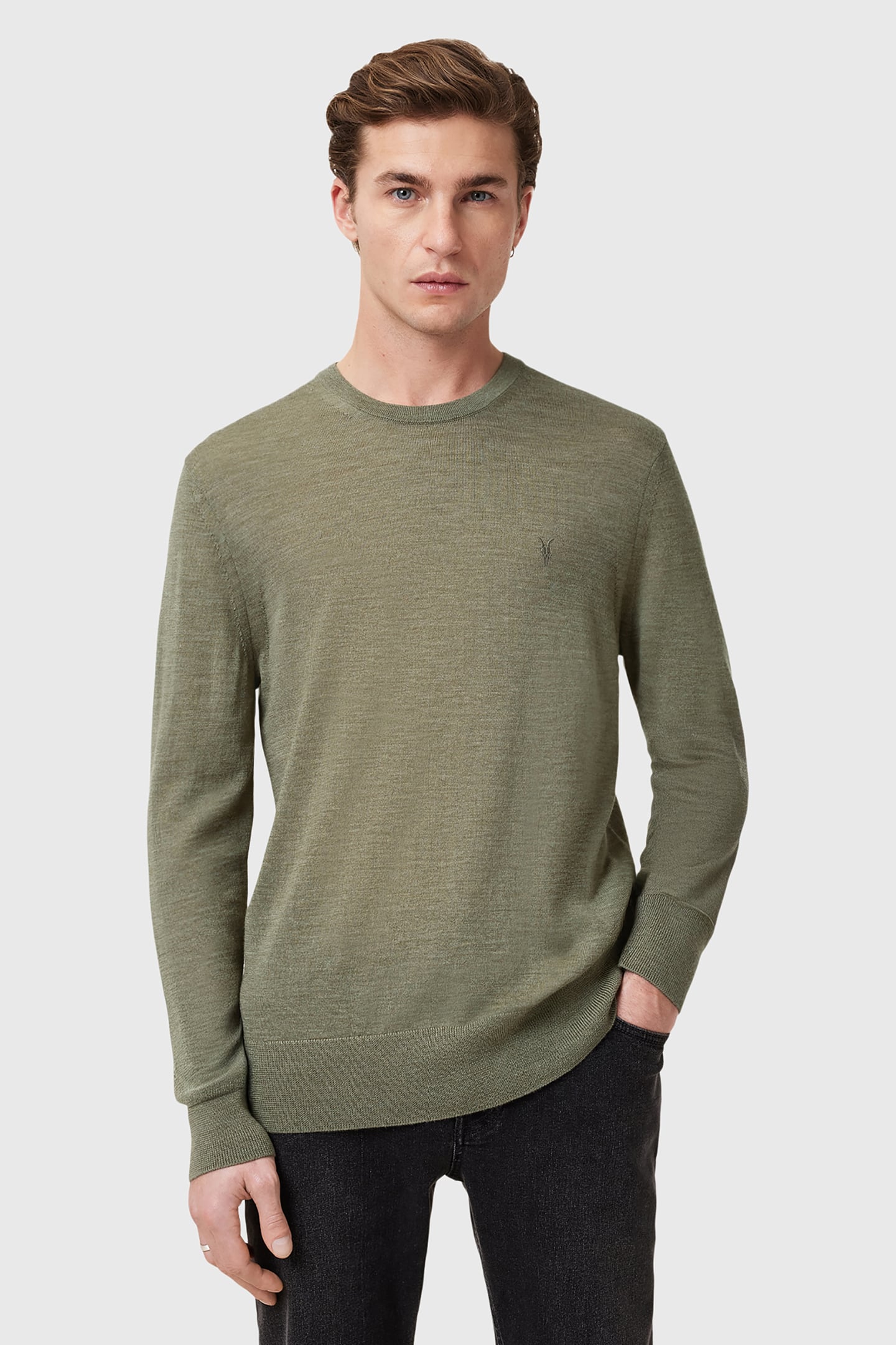 MODE MERINO CREW LIGHT ASH GREEN 4