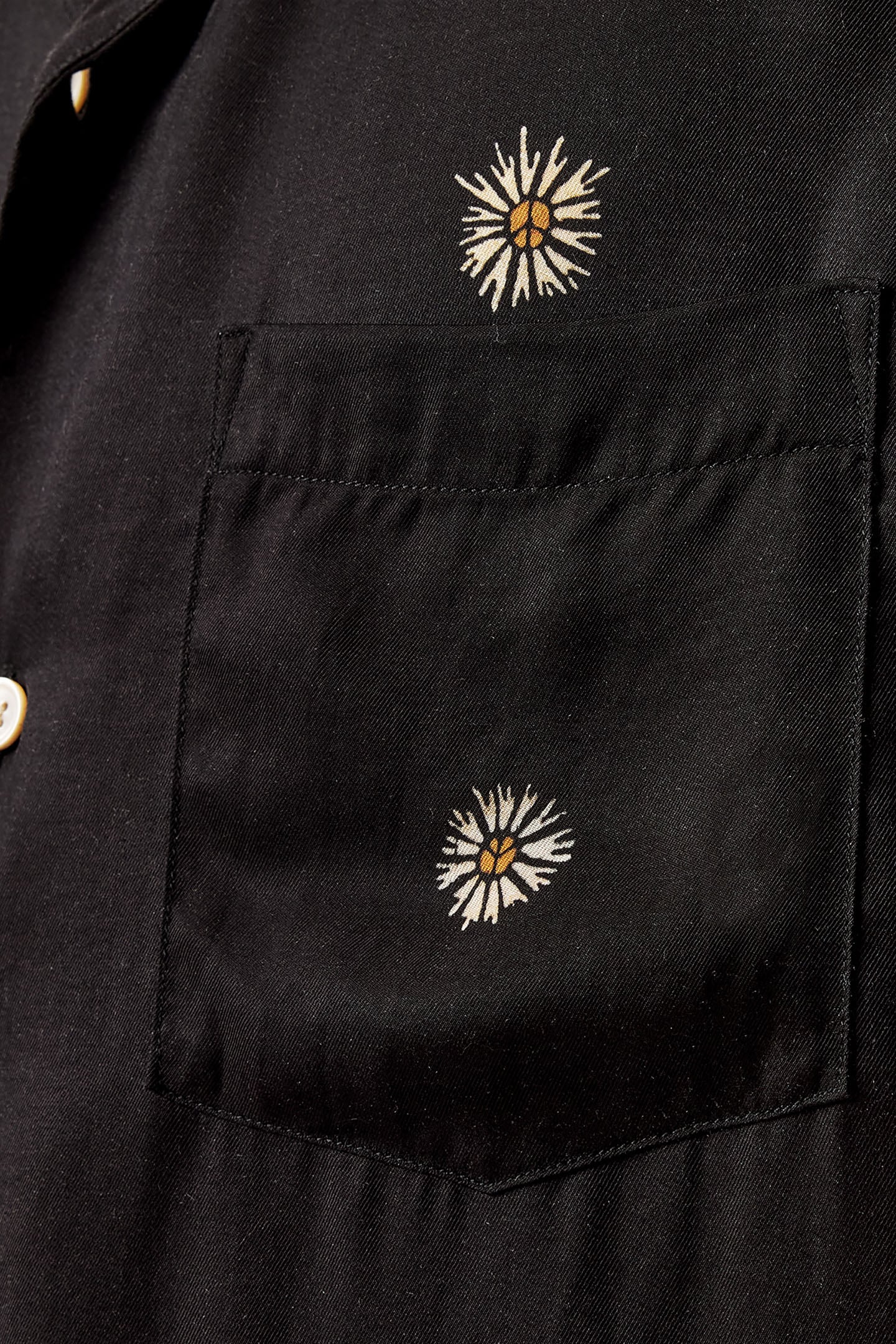 FLEUR PEACE SS SHIRT JET BLACK 7