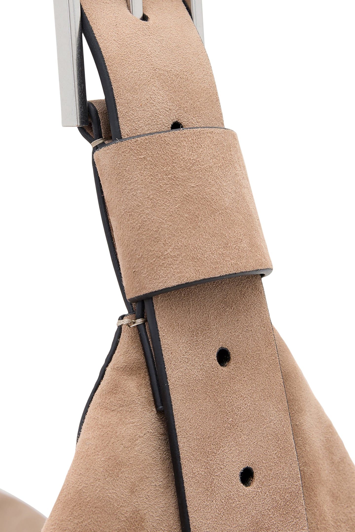 LUNA SUEDE SHLDR BAG MINK BROWN 6