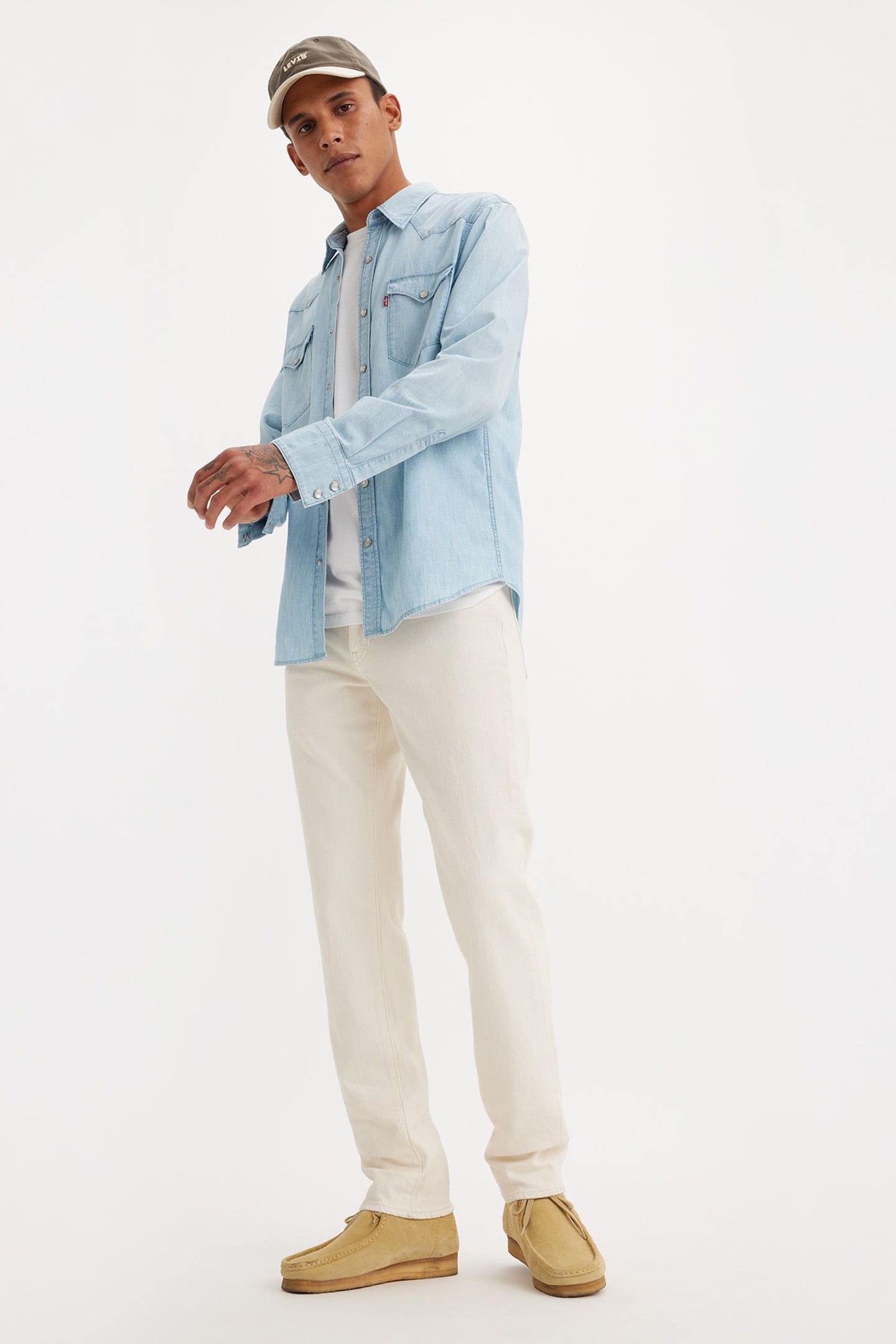 511™ SLIM JEANS TAN 2