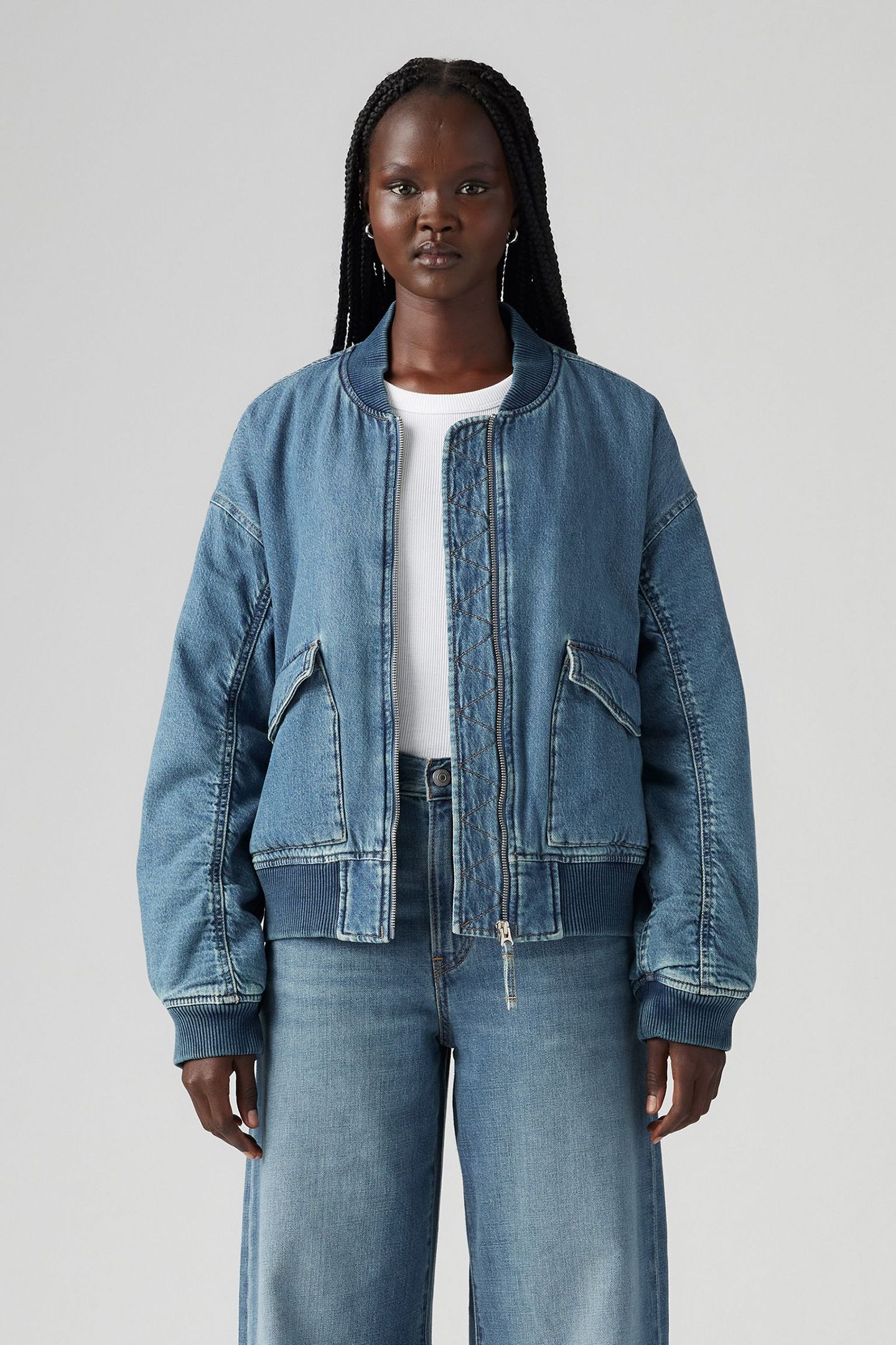 ANDY TECH LIGHTWEIGHT JACKET MED INDIGO 1