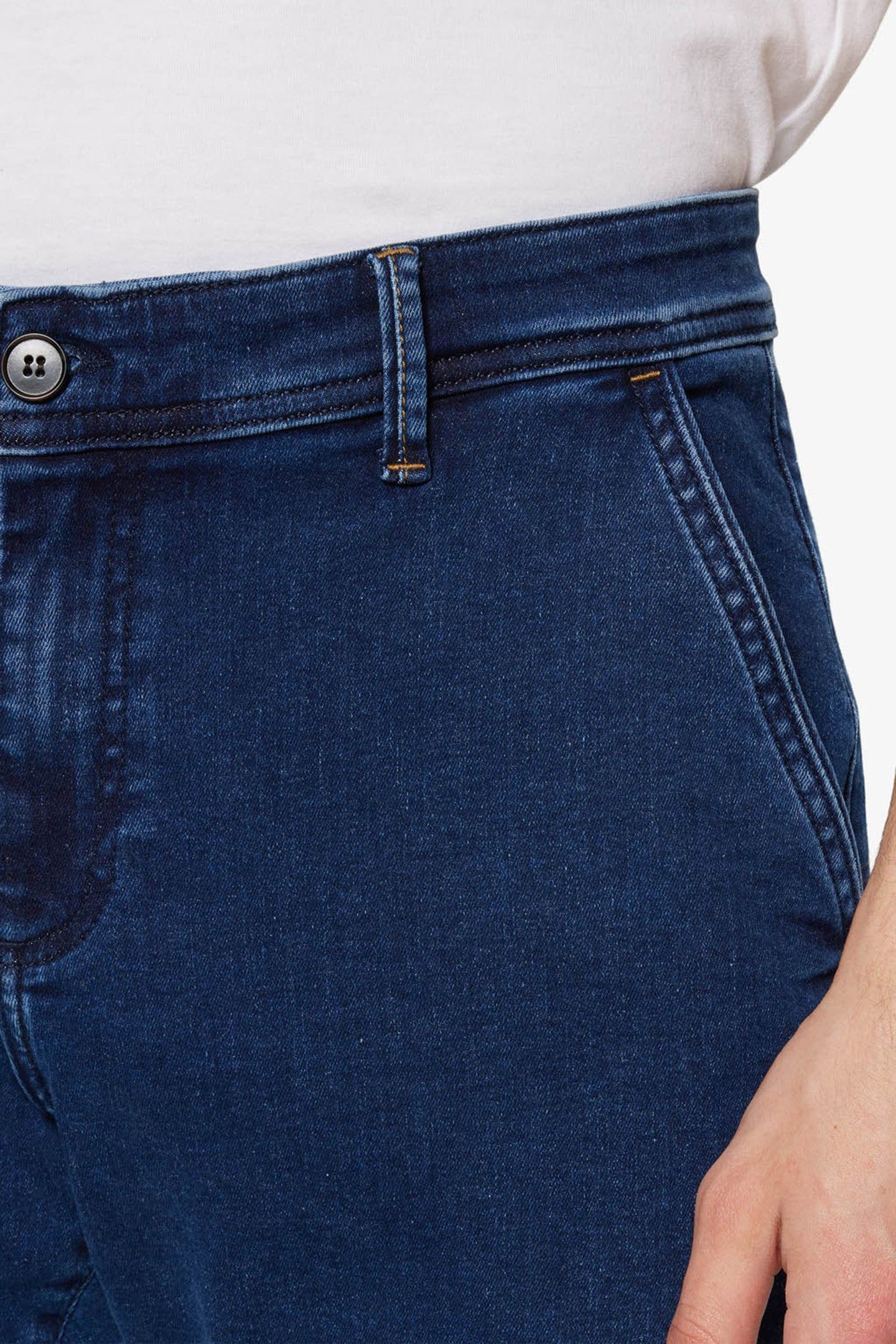 CHILLSI DENIM CHINO PANTS BRIGHT BLUE DENIM 6