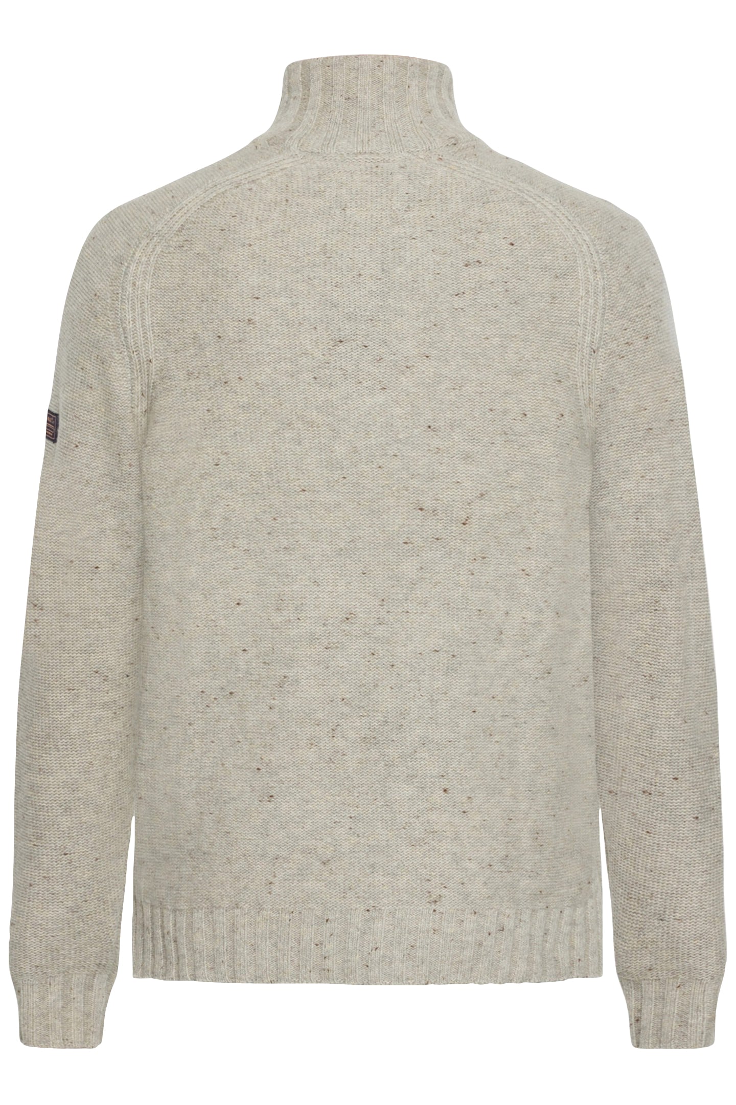 AMADEUSSI DONEGAL BUTTON KNIT OAK MELANGE 5