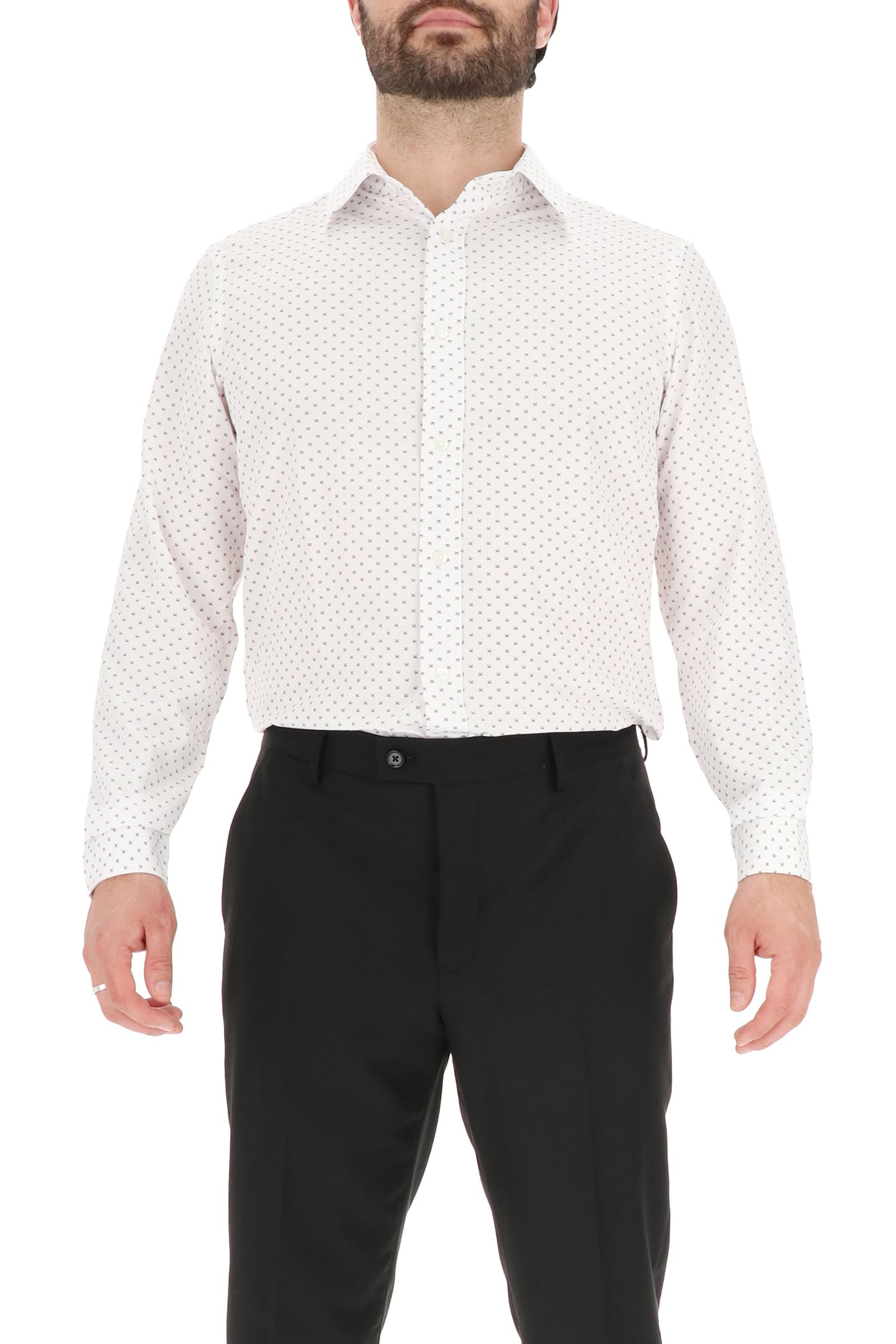 4 WAY STRETCHDRESS SHIRT WHITE 1