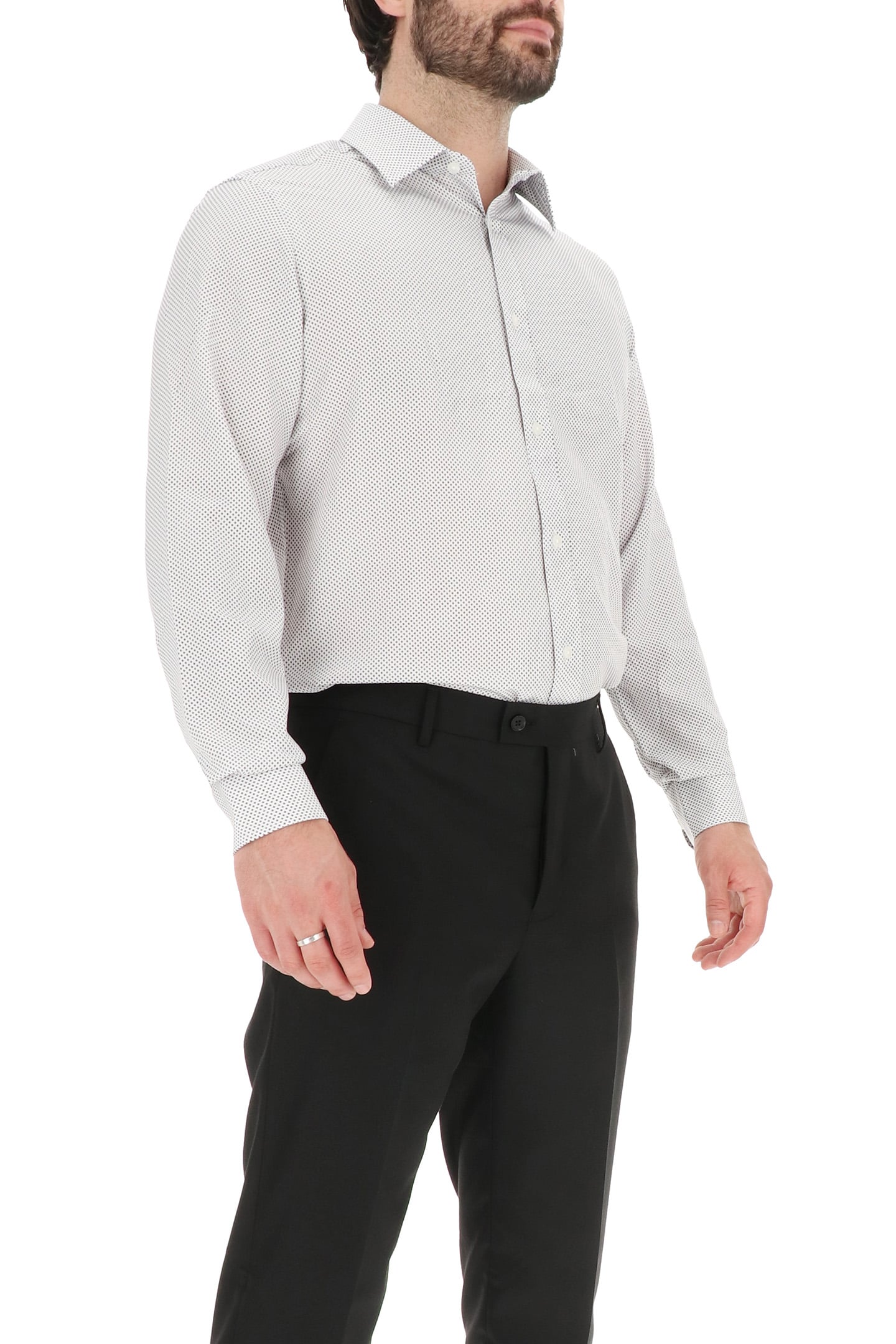 4 WAY STRETCHDRESS SHIRT BLACK 3