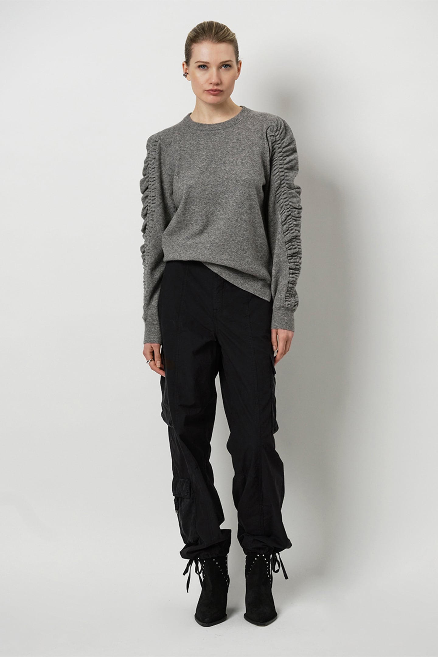 PARDON FANCY SWEATER HEATHER GREY 1