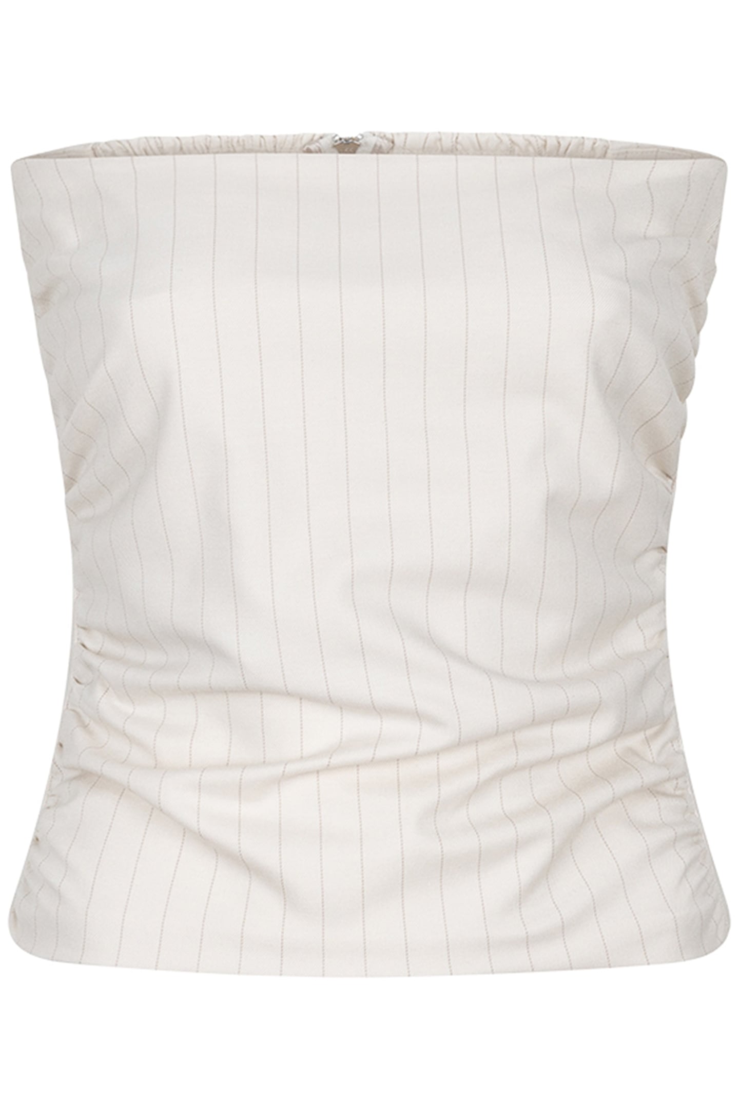 SPANGLE BUSTIER TOP ECRU 3