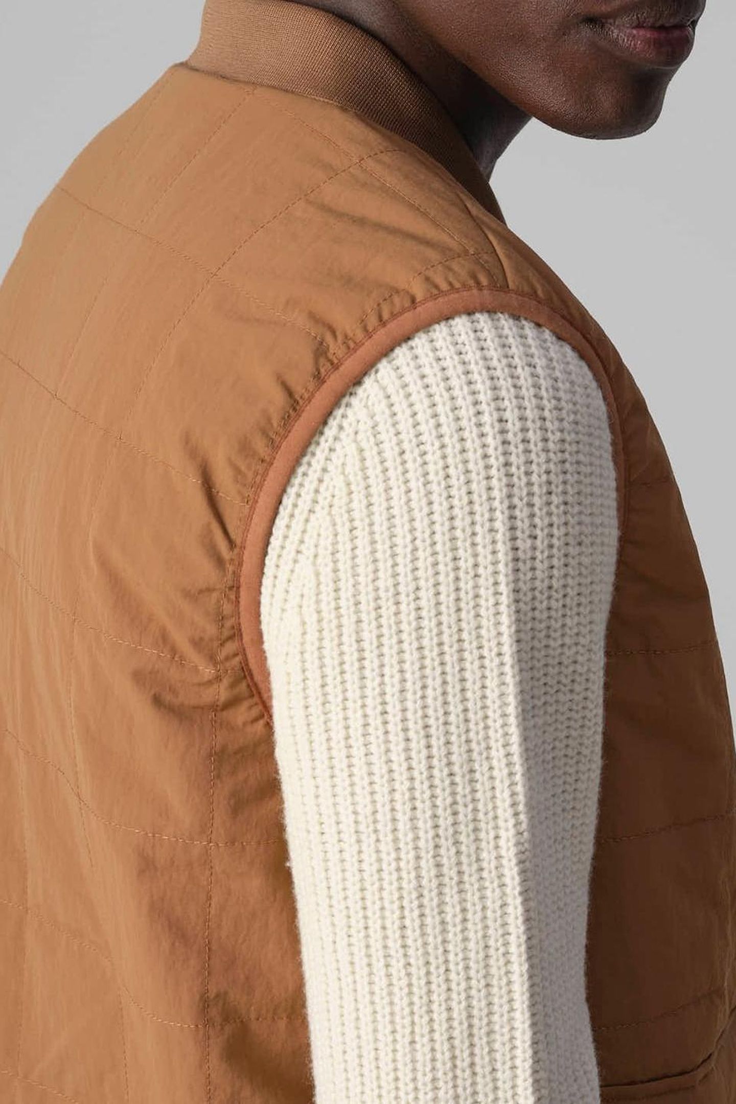 J.C. RAGS RAFE BODYWARMER TOASTED COCONUT 5