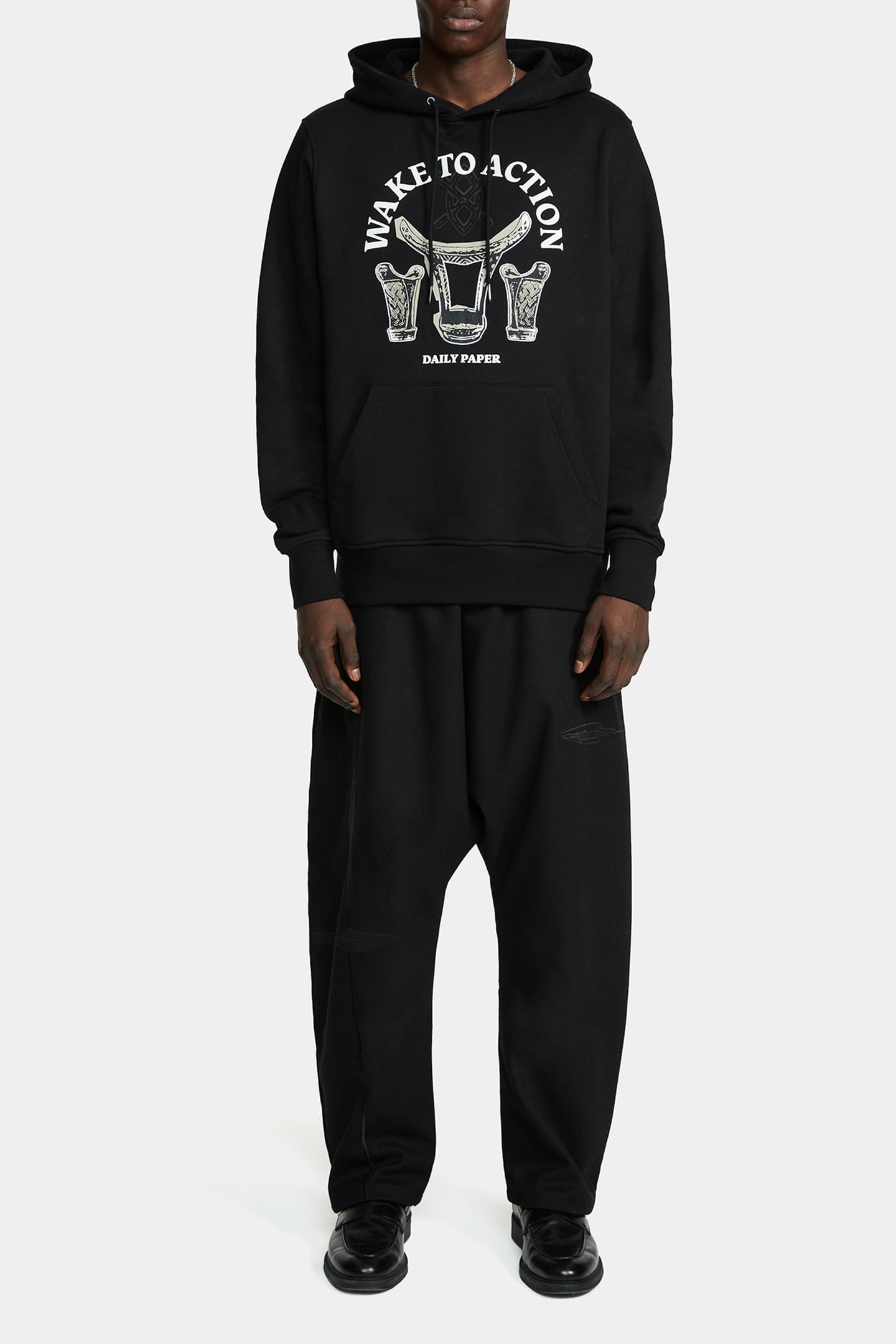 RIVO HOODIE UNISEX OBSIDIAN BLACK 1