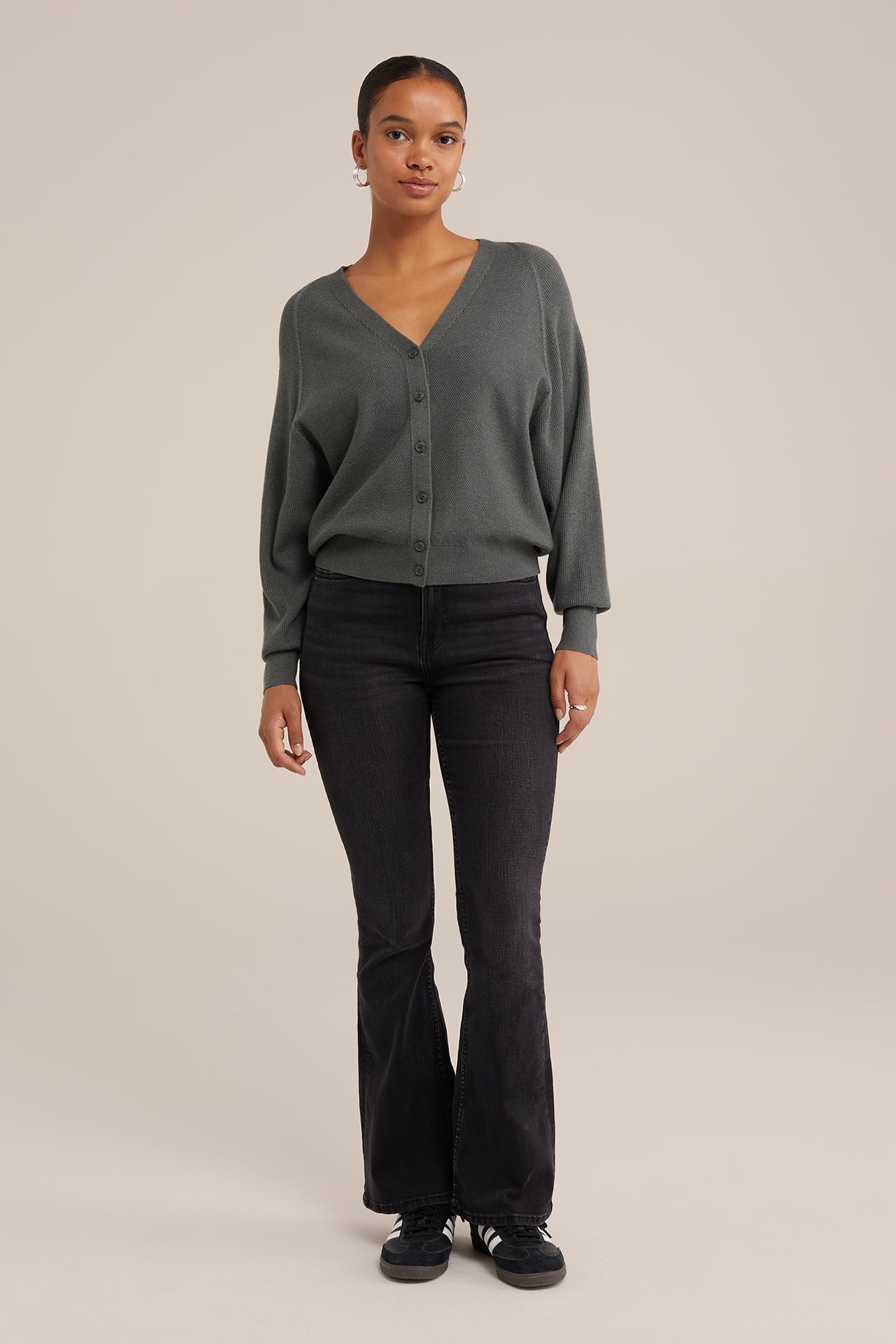 GEBREID VEST GREYISH GREEN 3