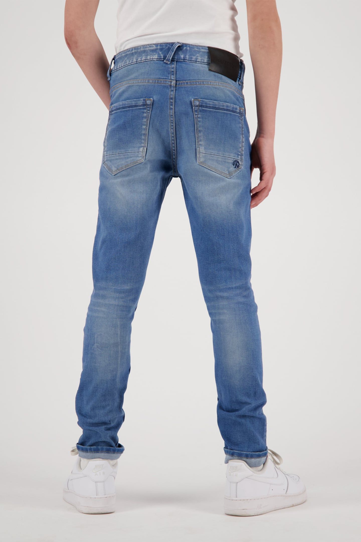 SANTIAGO JEANS BOYS MID BLUE STONE 2