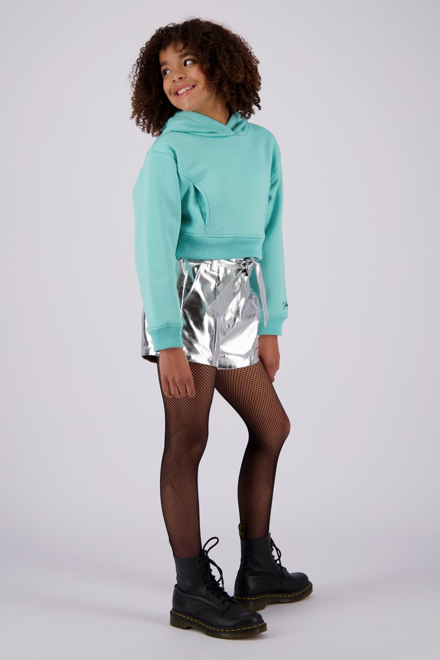 GIRLS NIMMIE HOODY ARTIC BLUE 5