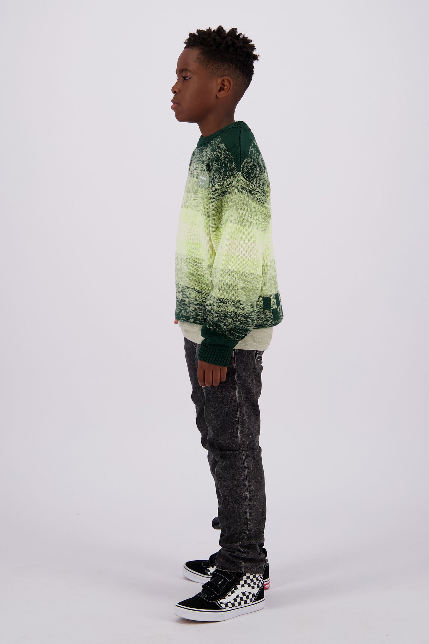 BOYS MOSS FLAT KNIT KEY LIME 5