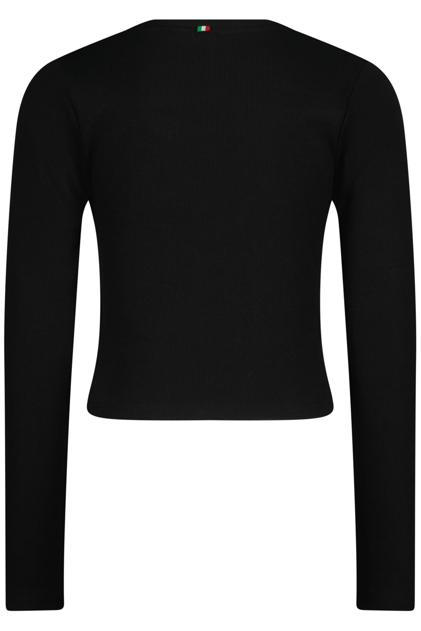GIRLS G-BASIC-RIB DETAIL T-SHIRT DEEP BLACK 2