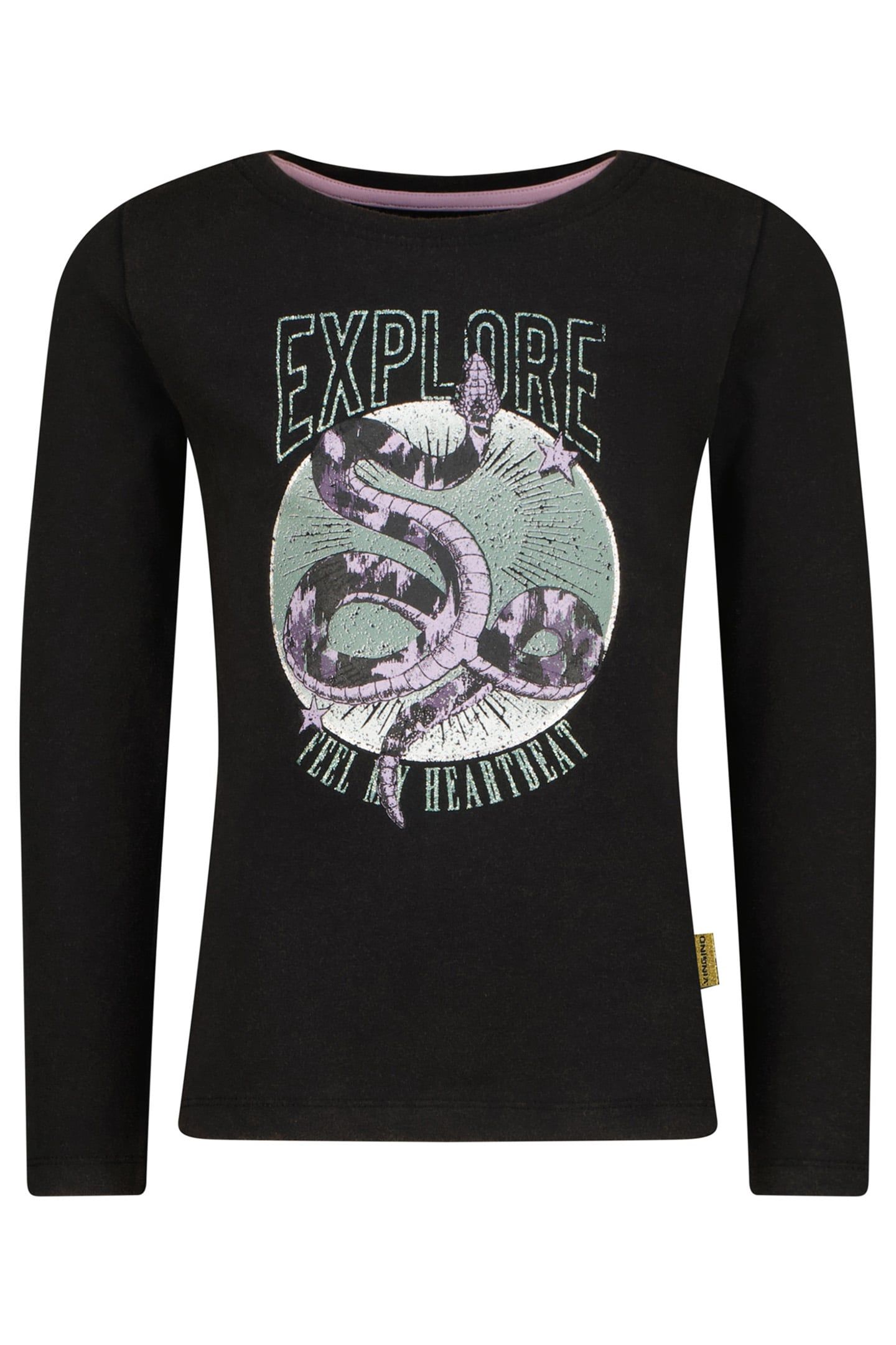 GIRLS JASMINE T-SHIRT WASHED BLACK 1