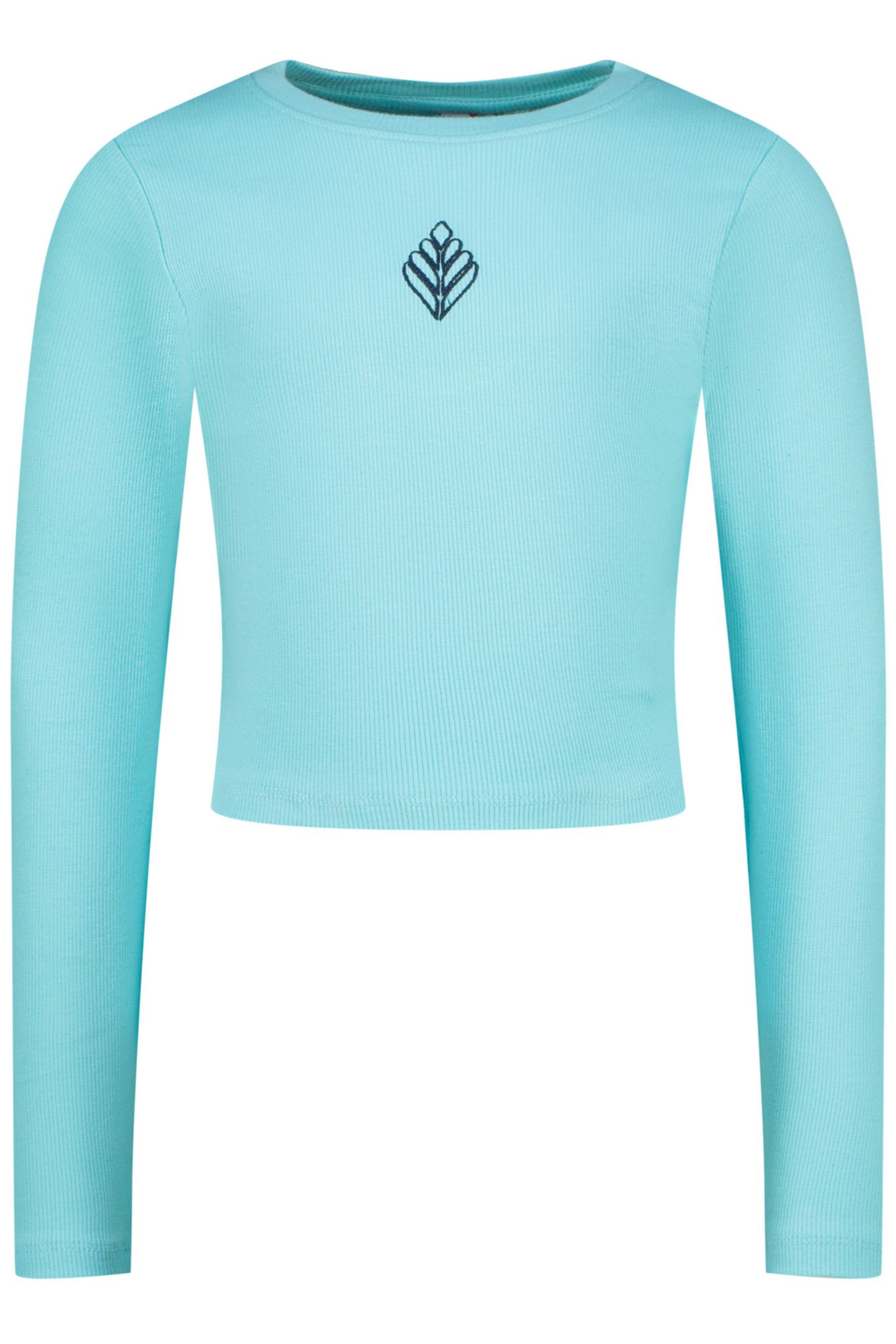 GIRLS G-BASIC-RIB LONGSLEEVE T-SHIRT ARTIC BLUE 1