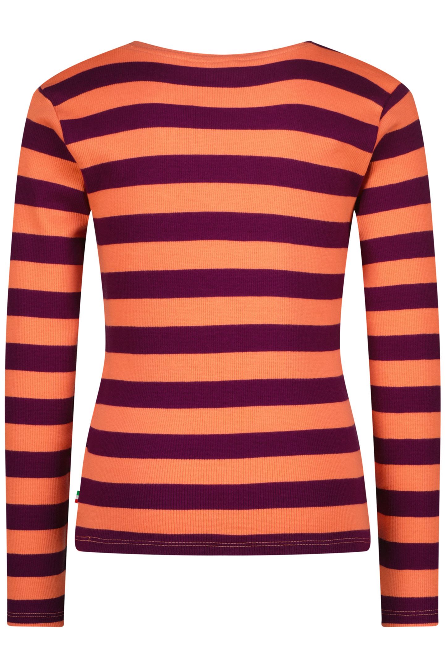 GIRLS G-BASIC-RIB STRIPE T-SHIRT FRESH CORAL 2