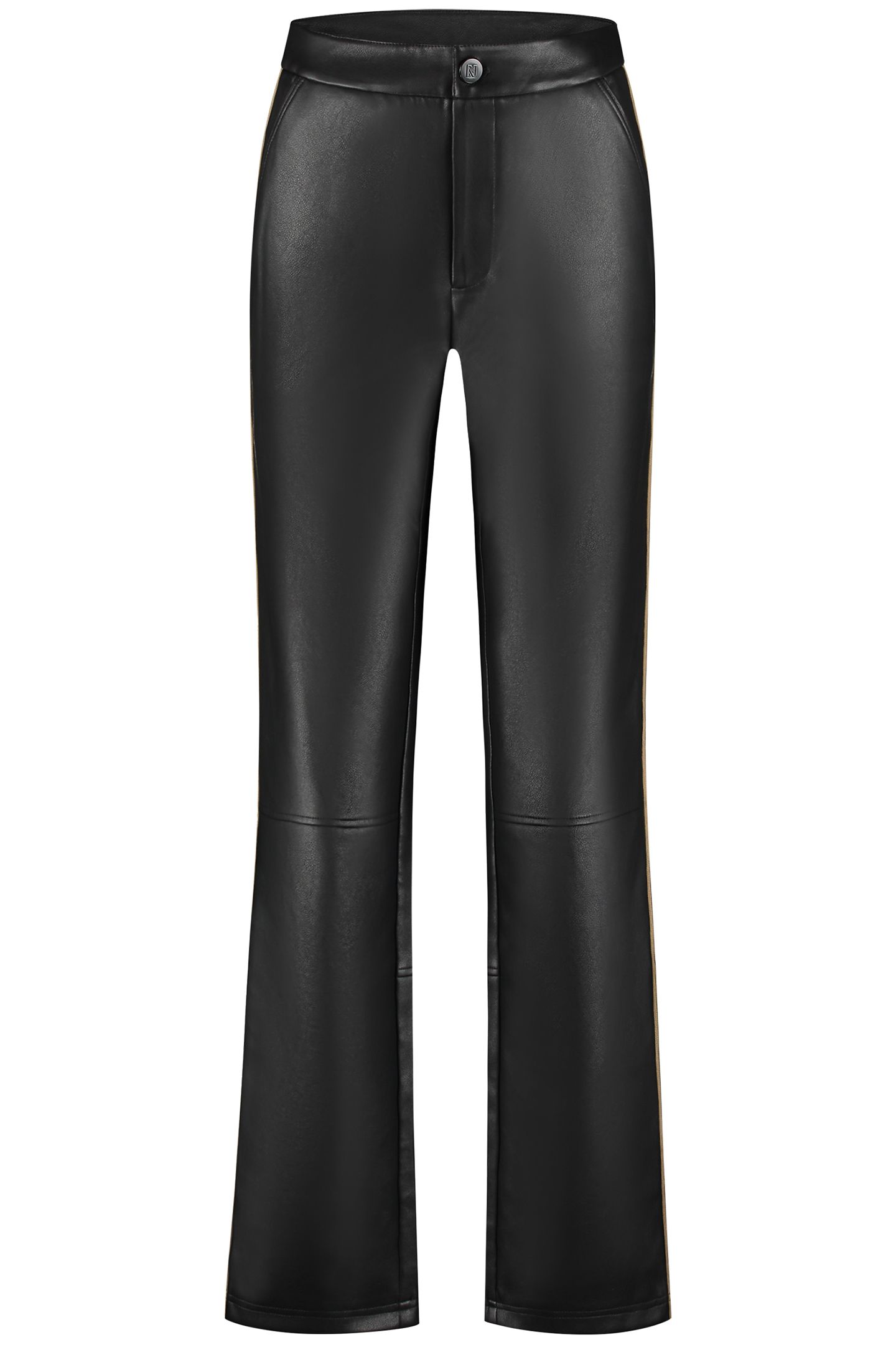 HYDRA PU PANTS BLACK/CARAMEL 1