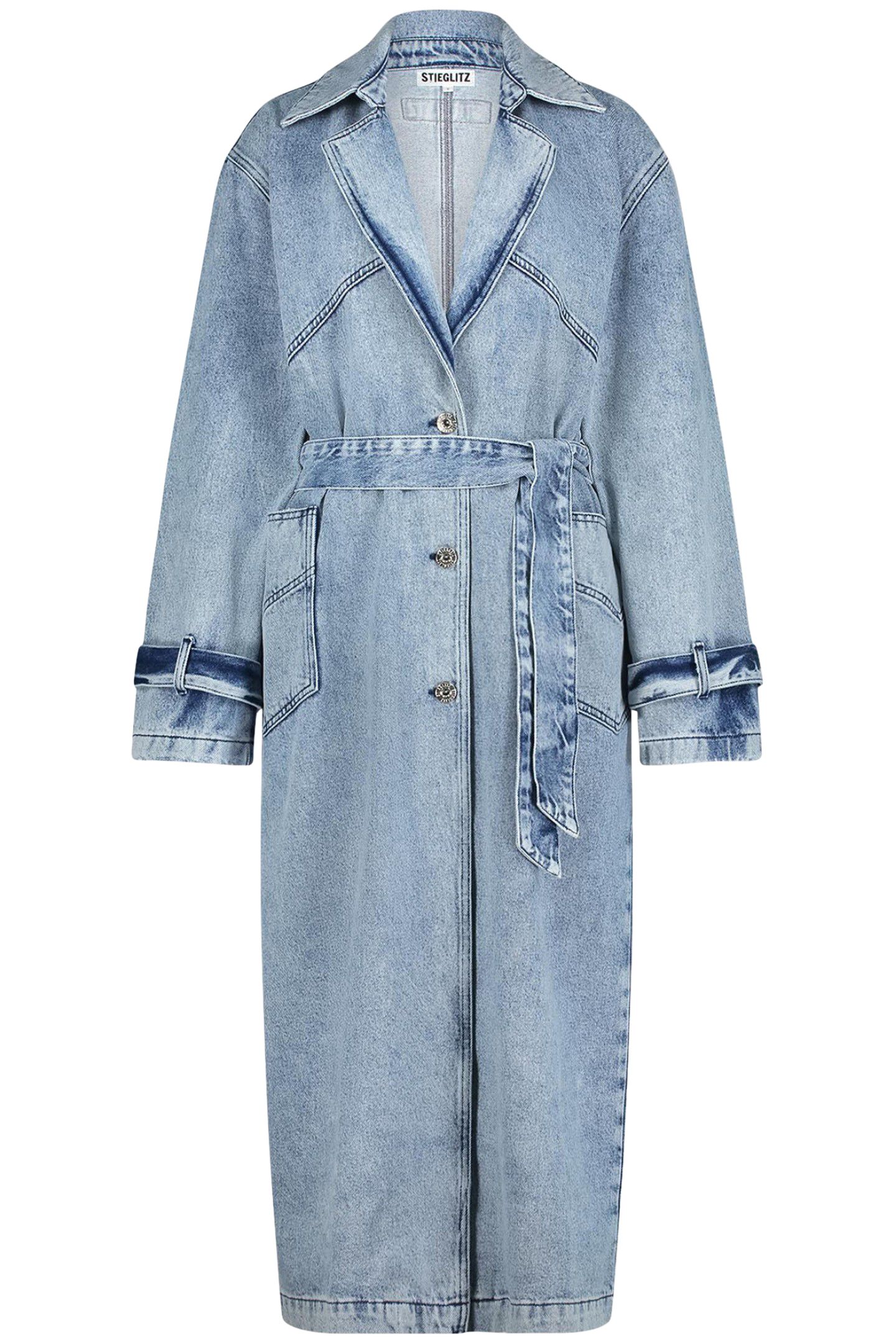 CAZ DENIM TRENCHCOAT BLUE | Online Outlet | Otrium