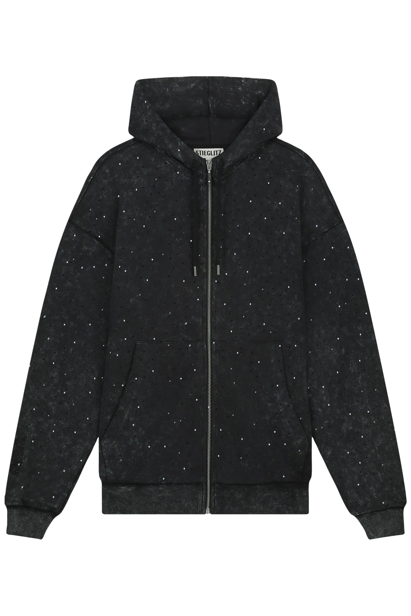 NADJA ZIPPED HOODIE GREY 1