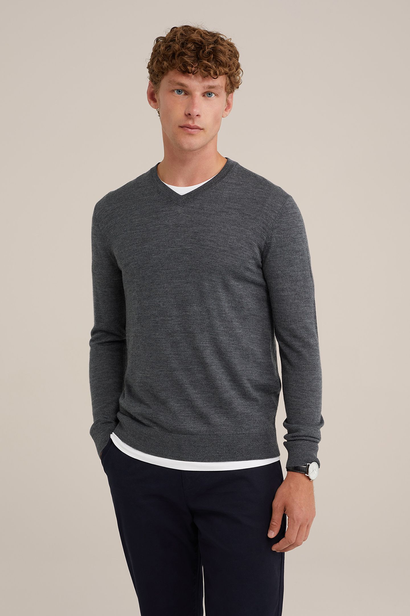 PULLOVER BLENDED DARK GREY 1