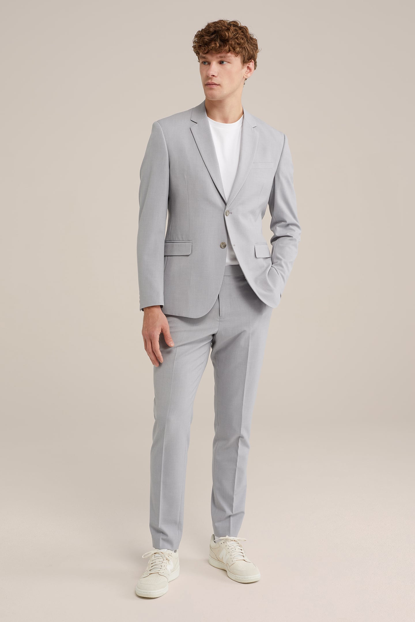 BLAZER BLENDED LIGHT GREY 3
