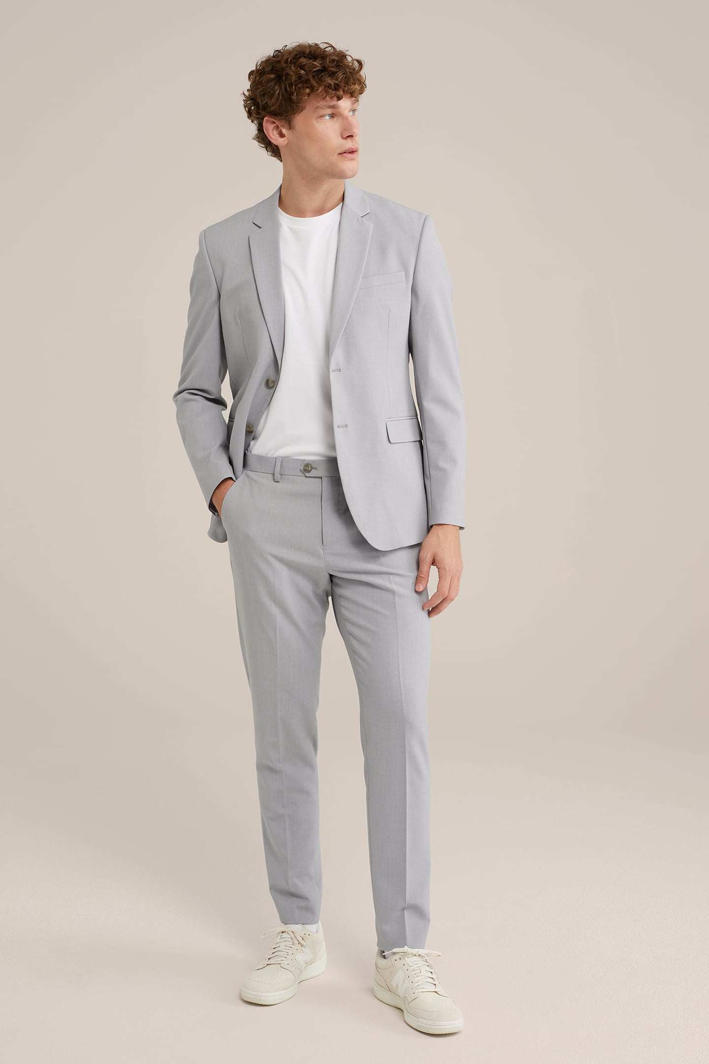 PANTALON BLENDED LIGHT GREY 3