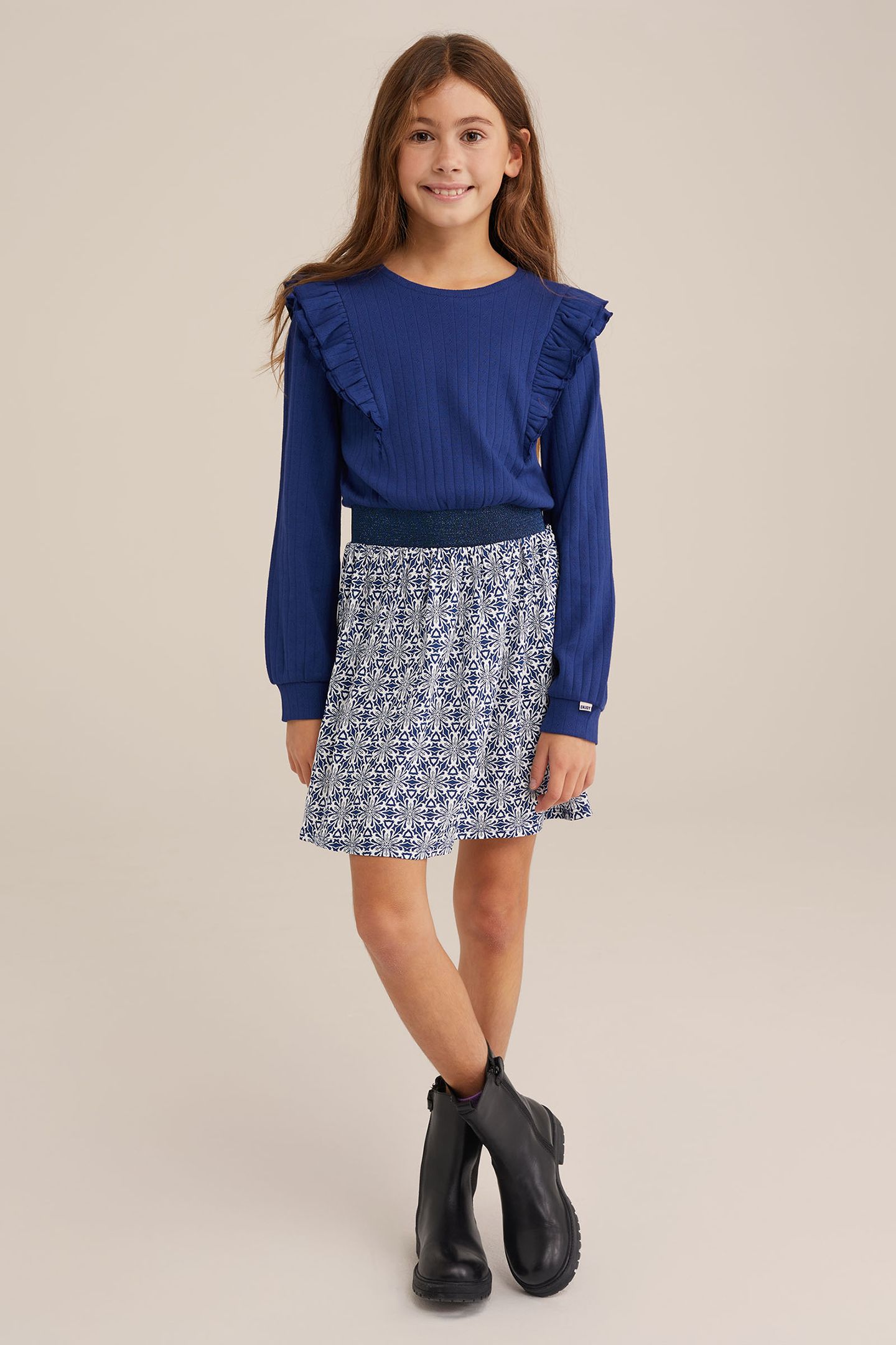 DRESS MID LENGTH DARK BLUE 2