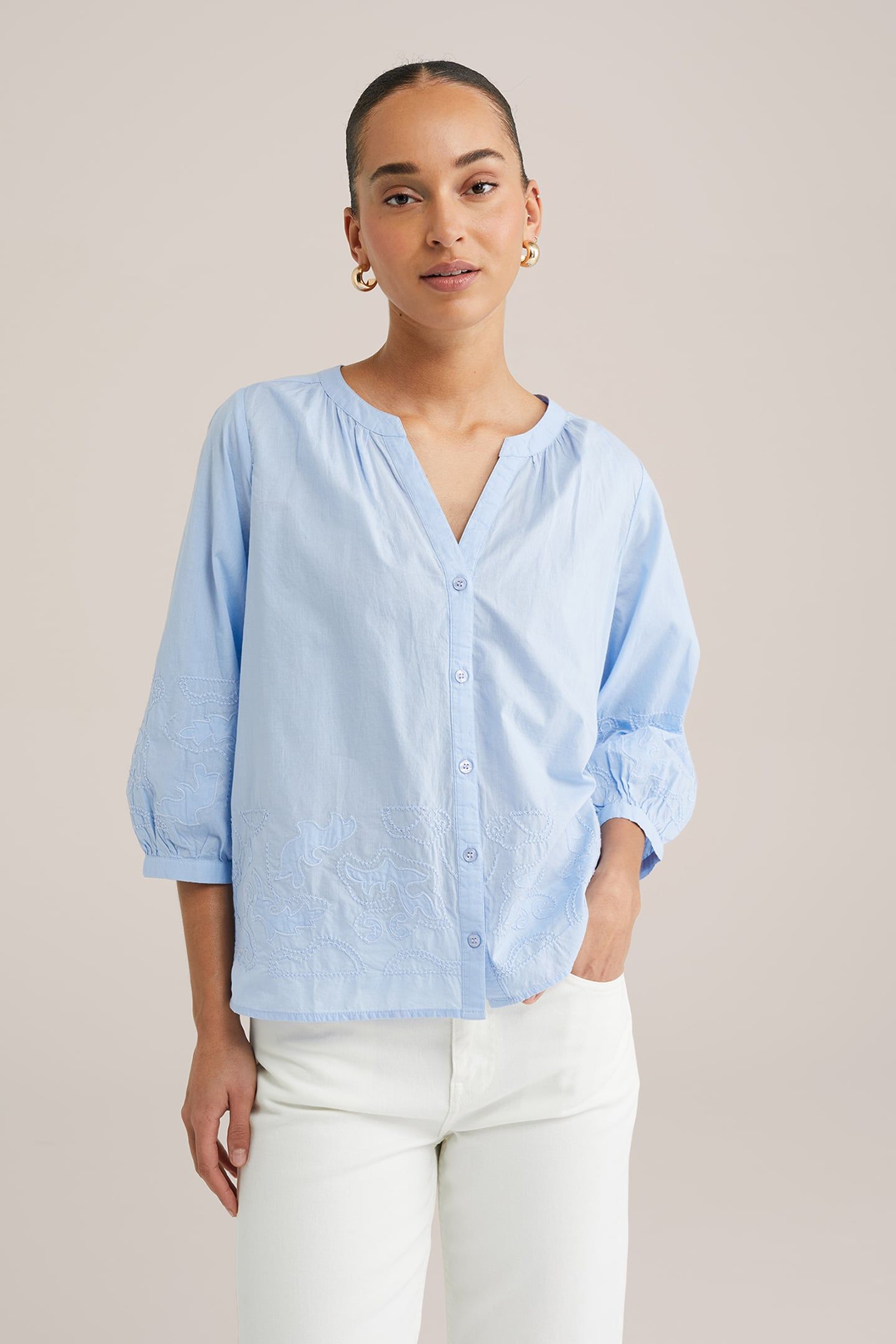 BLOUSE ICE BLUE 1