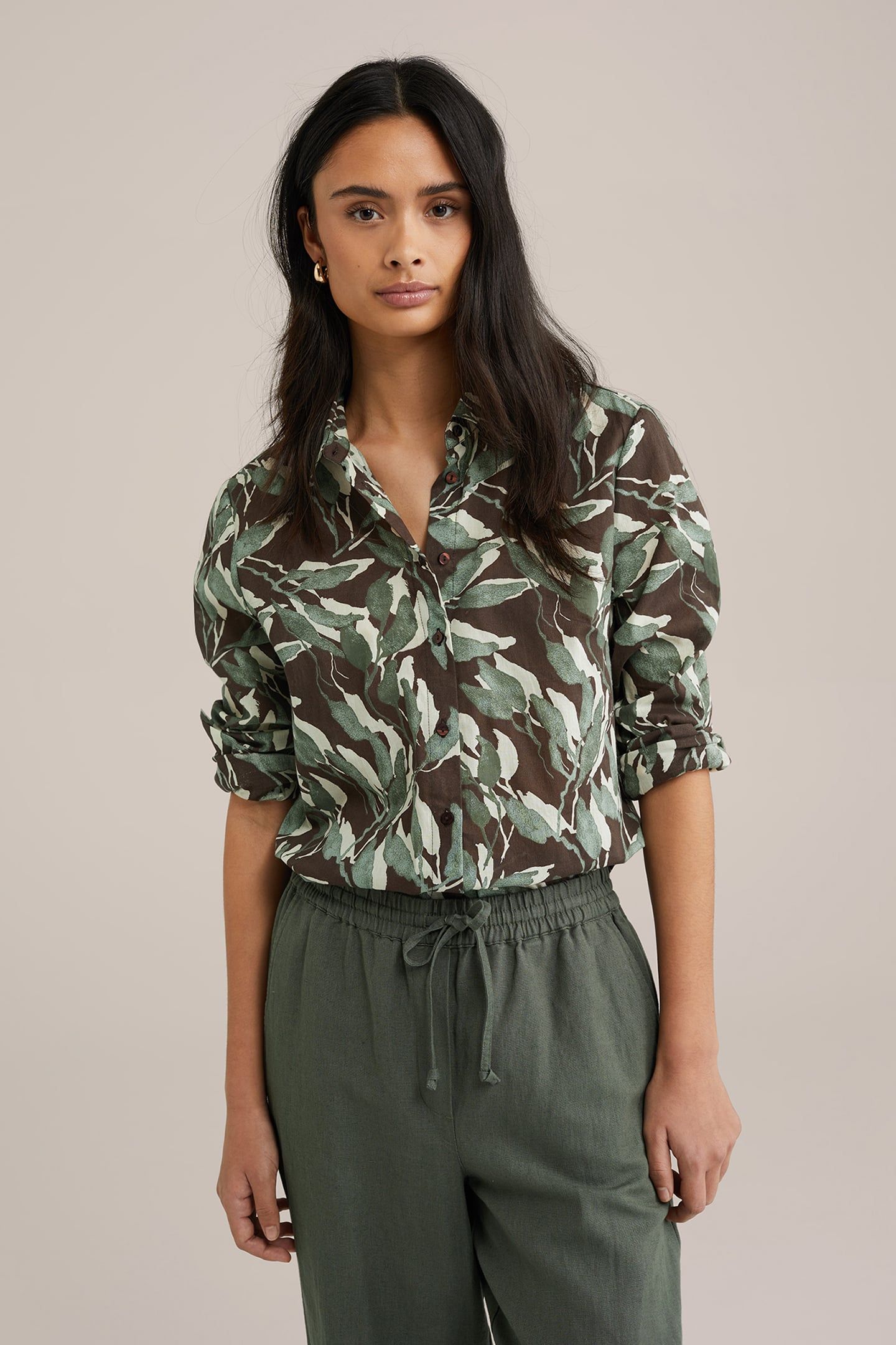 BLOUSE BROWN 1