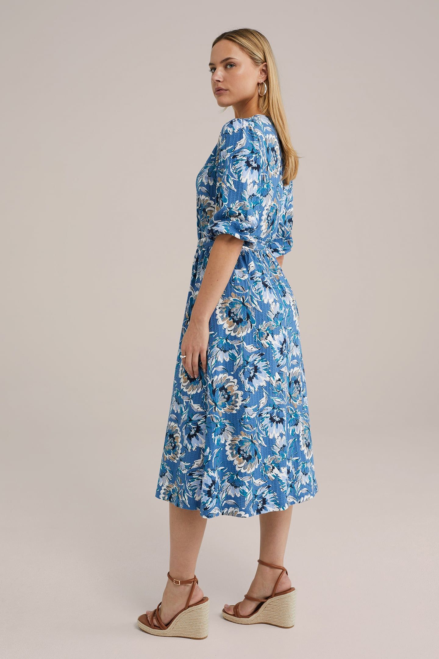 DRESS MIDI BLUE 2