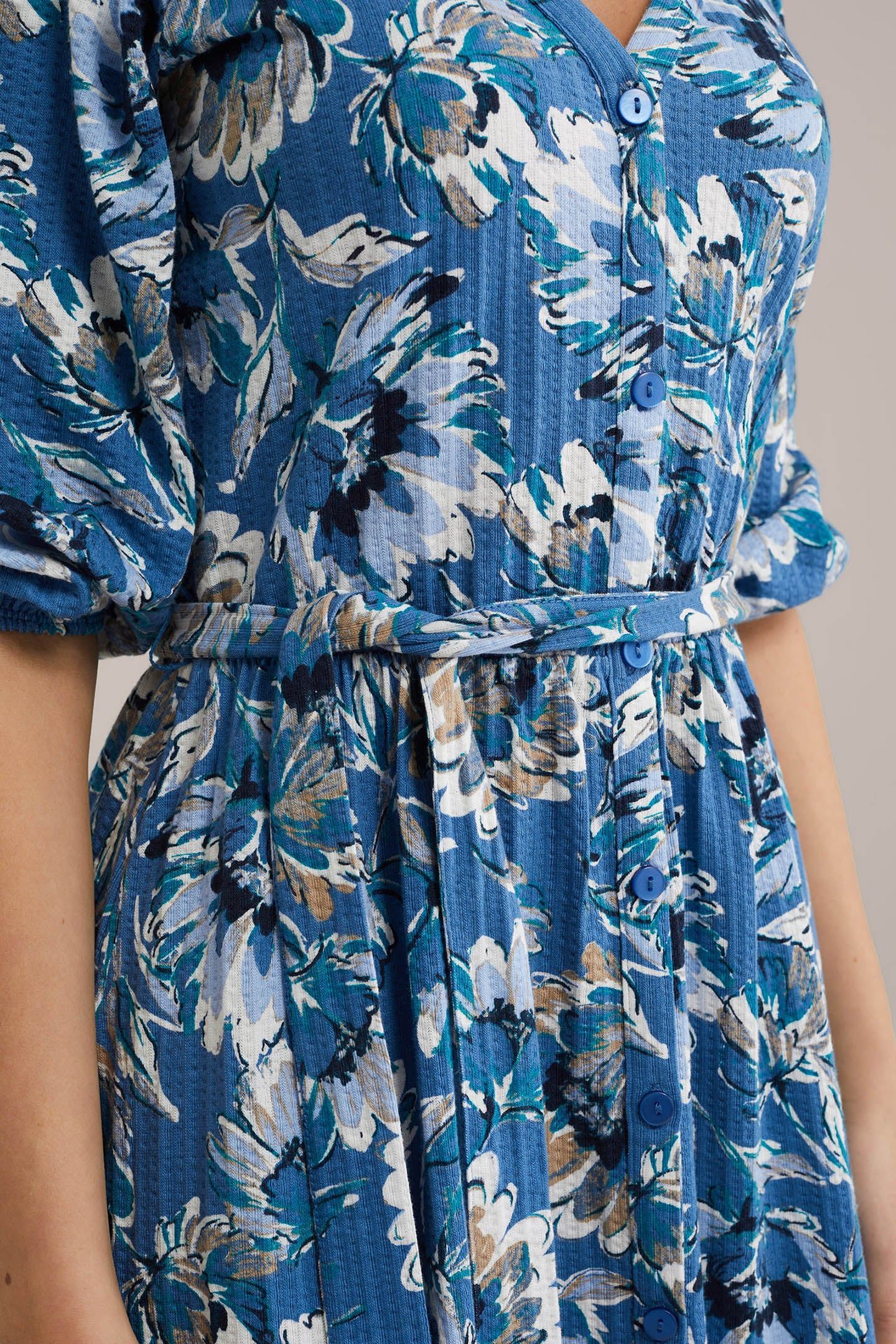 DRESS MIDI BLUE 5