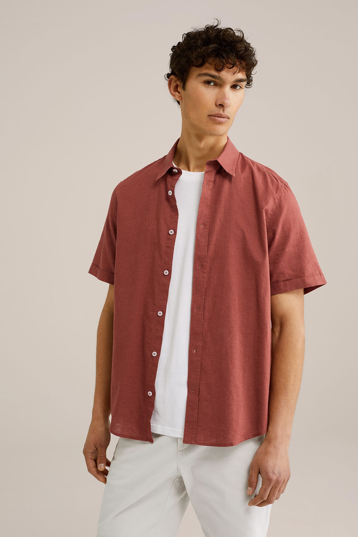 SHIRT RUST BROWN 1