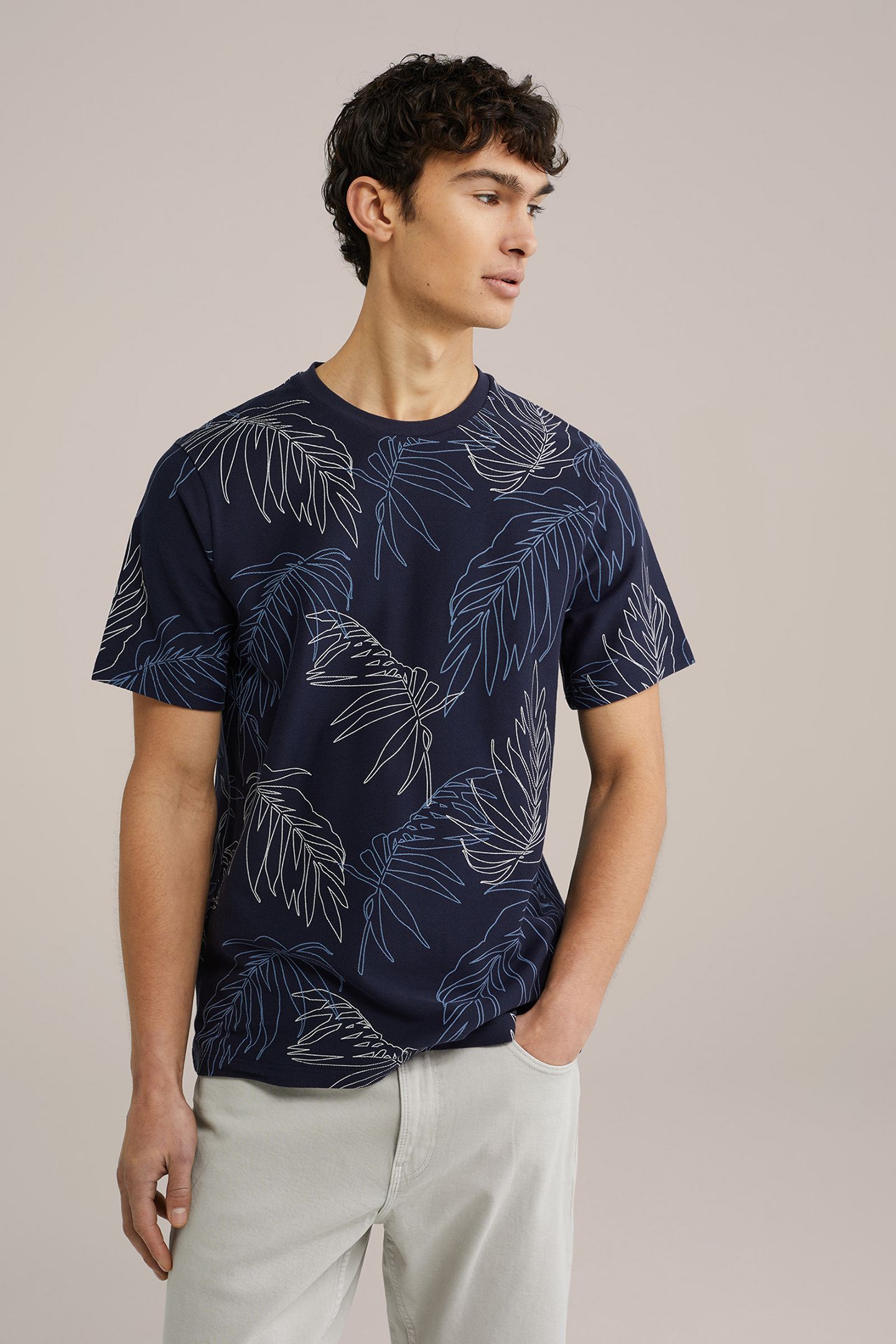T-SHIRT NAVY BLUE 1