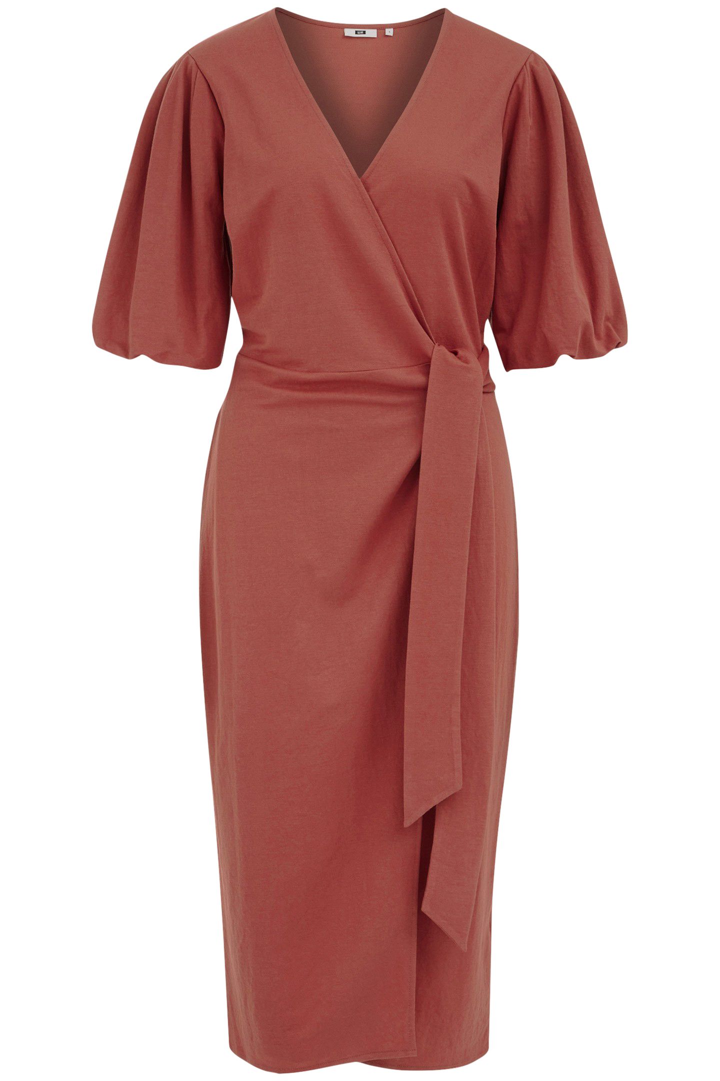 DRESS MID LENGTH VINTAGE RED 3